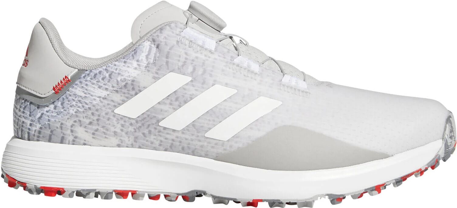 adidas S2G Spikeless BOA Golf Shoes - Grey Two/Ftwr White/Grey Three - 8.5 - M