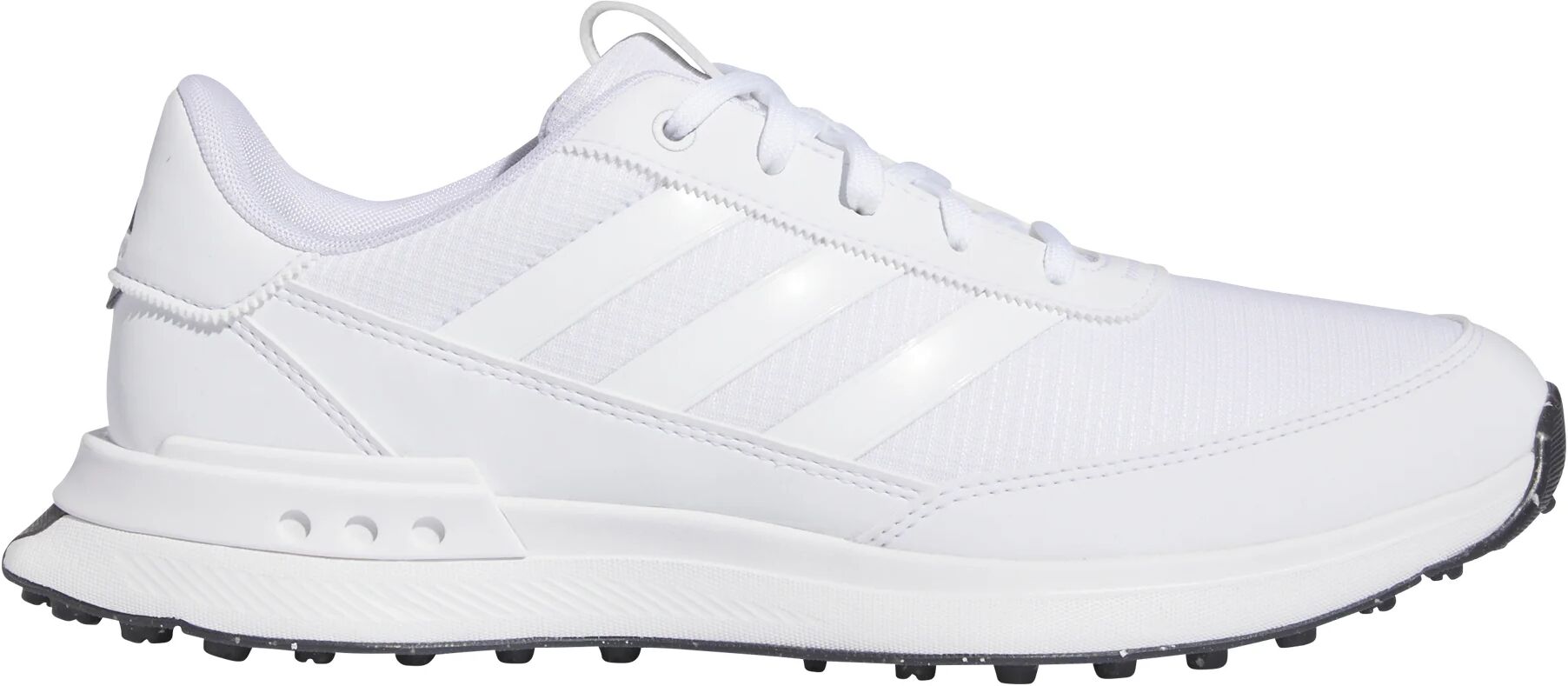 adidas S2G Spikeless 24 Golf Shoes - Cloud White/Cloud White/Core Black - 10.5 - WIDE