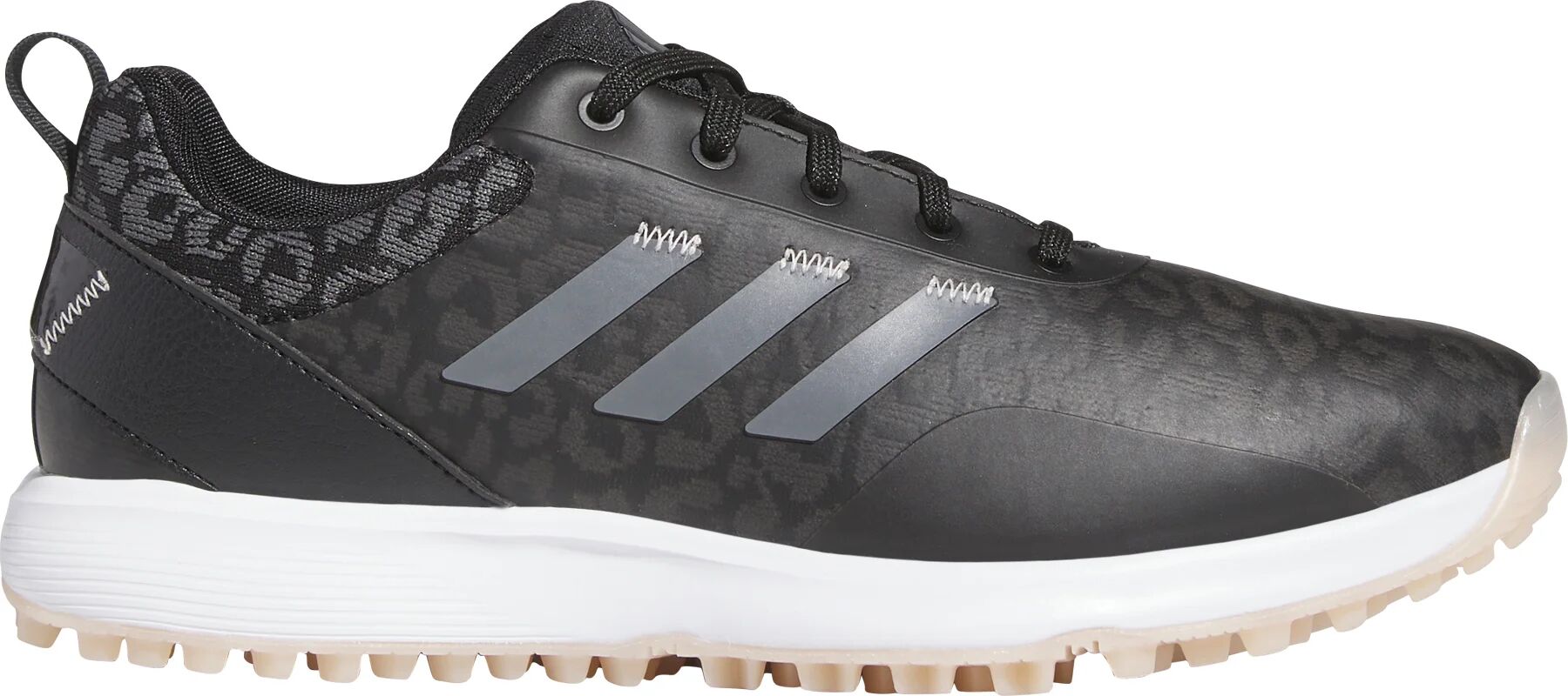 adidas Womens S2G SL 23 Golf Shoes - Core Black/Grey Five/Wonder Taupe - 7 - MEDIUM