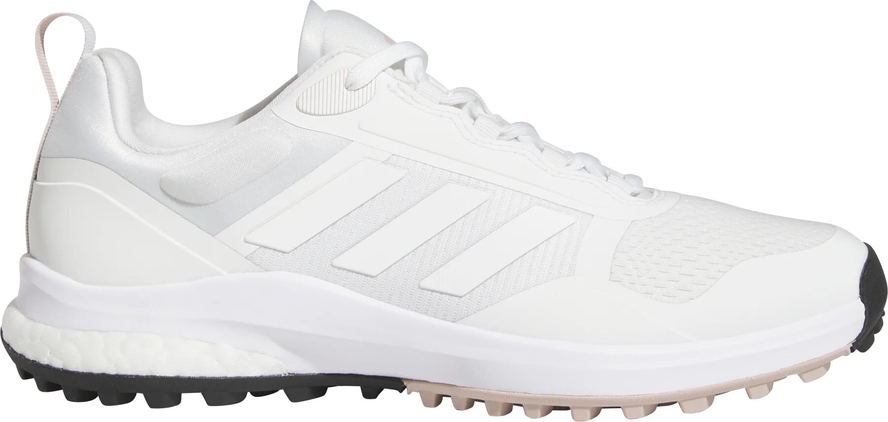 adidas Womens Zoysia Golf Shoes - Cloud White/Cloud White/Wonder Taupe - 9 - MEDIUM