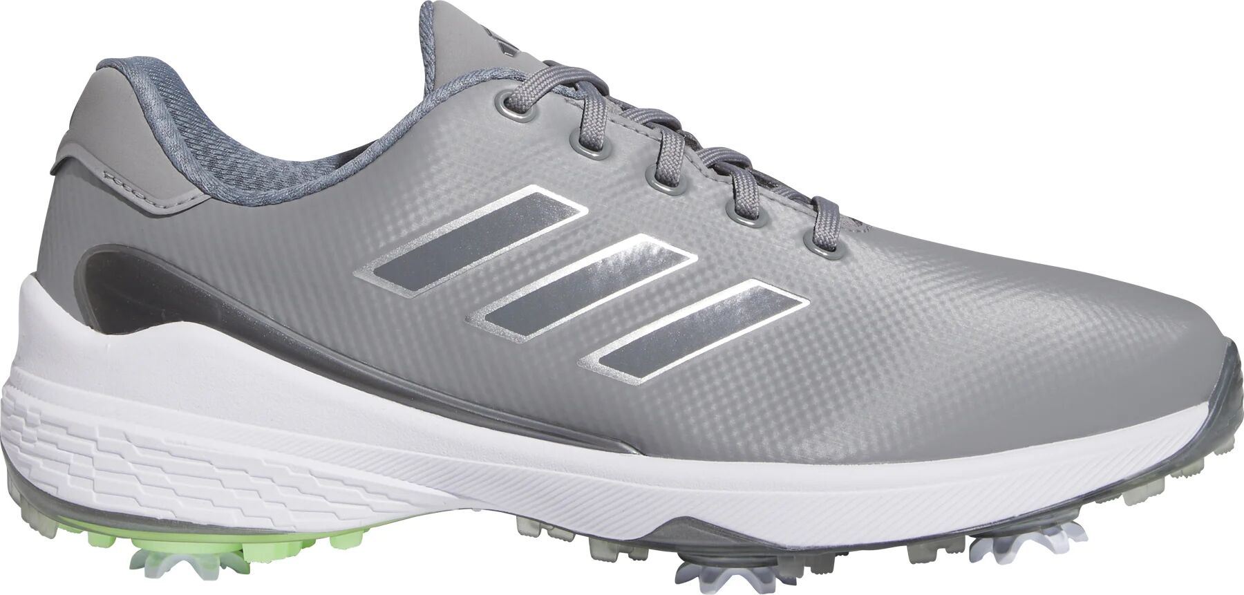 adidas ZG23 Golf Shoes - Grey Three/Iron Metallic/Silver Metallic - 10 - MEDIUM