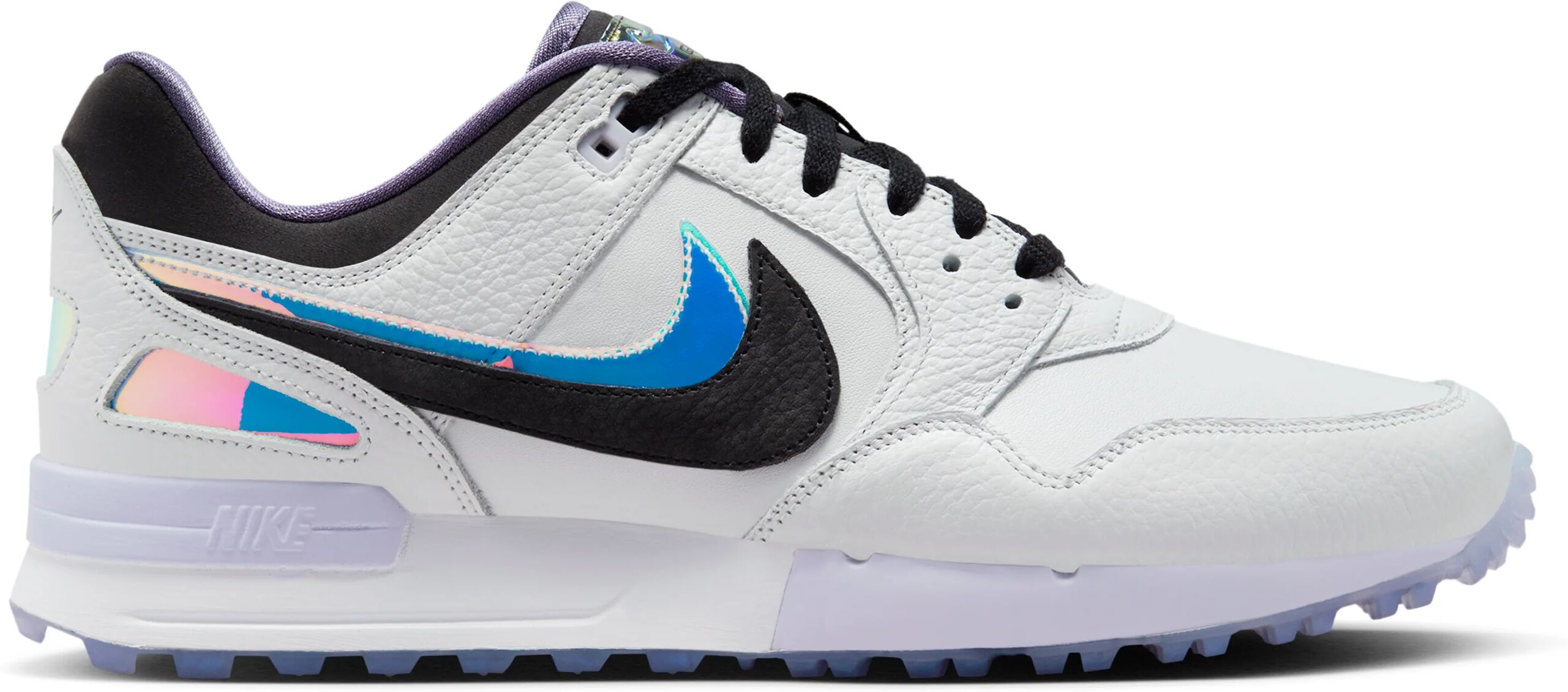 Nike Air Pegasus 89 G NRG Golf Shoes 2024 - Summit White/Black/Barely Grape/Daybreak - 10.5 - MEDIUM