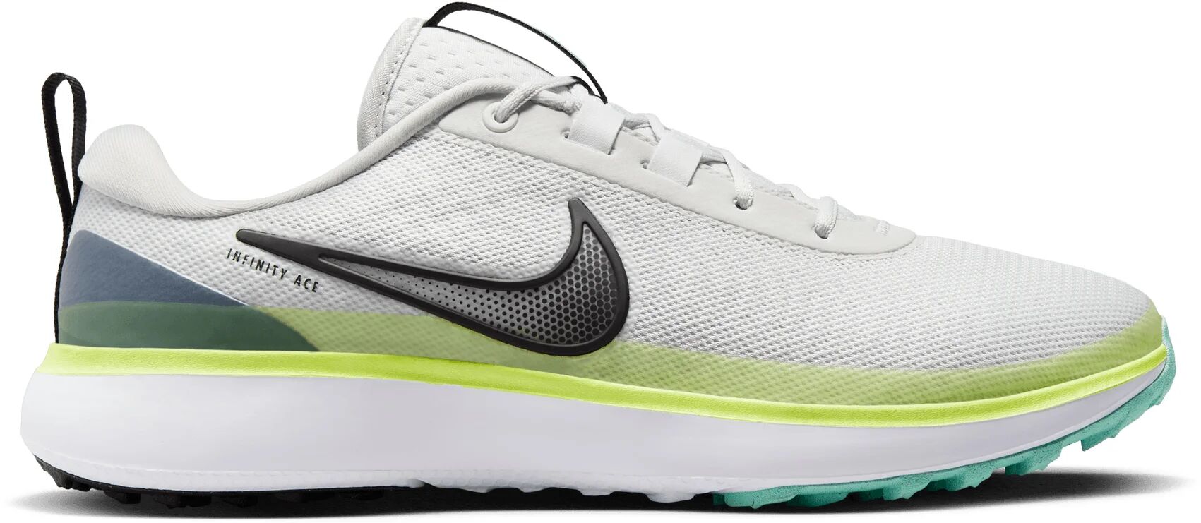 Nike Infinity Ace Next Nature Golf Shoes - Photon Dust/Emerald Rise/Volt/Black - 7.5 - MEDIUM