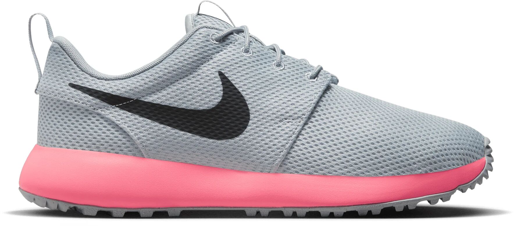 Nike Roshe G Next Nature Golf Shoes - Light Smoke Grey/Hot Punch/Black - 6 - MEDIUM