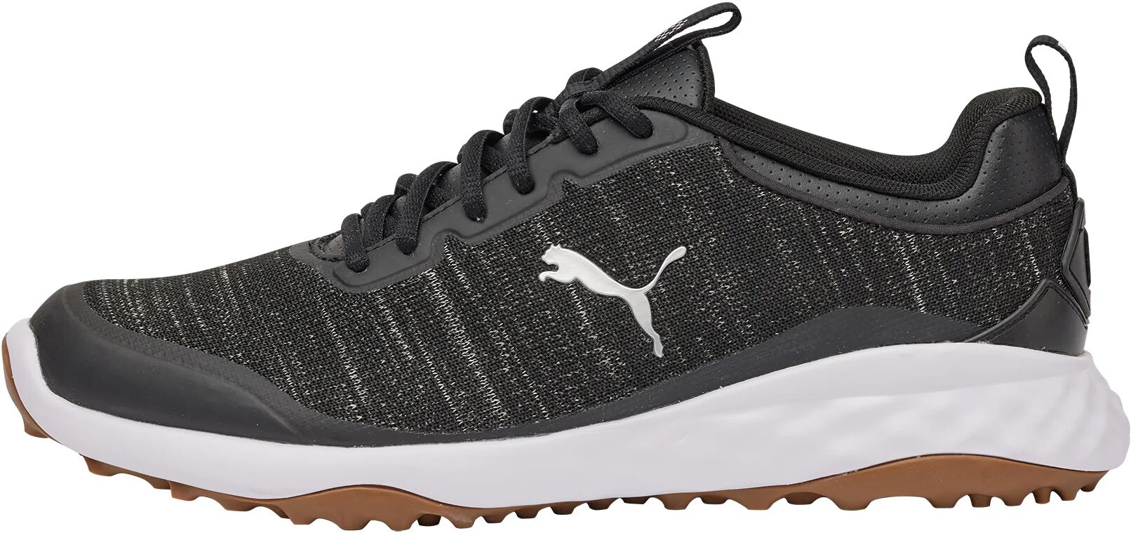 Fusion Pro Golf Shoes - PUMA Black/PUMA Silver - 10 - MEDIUM