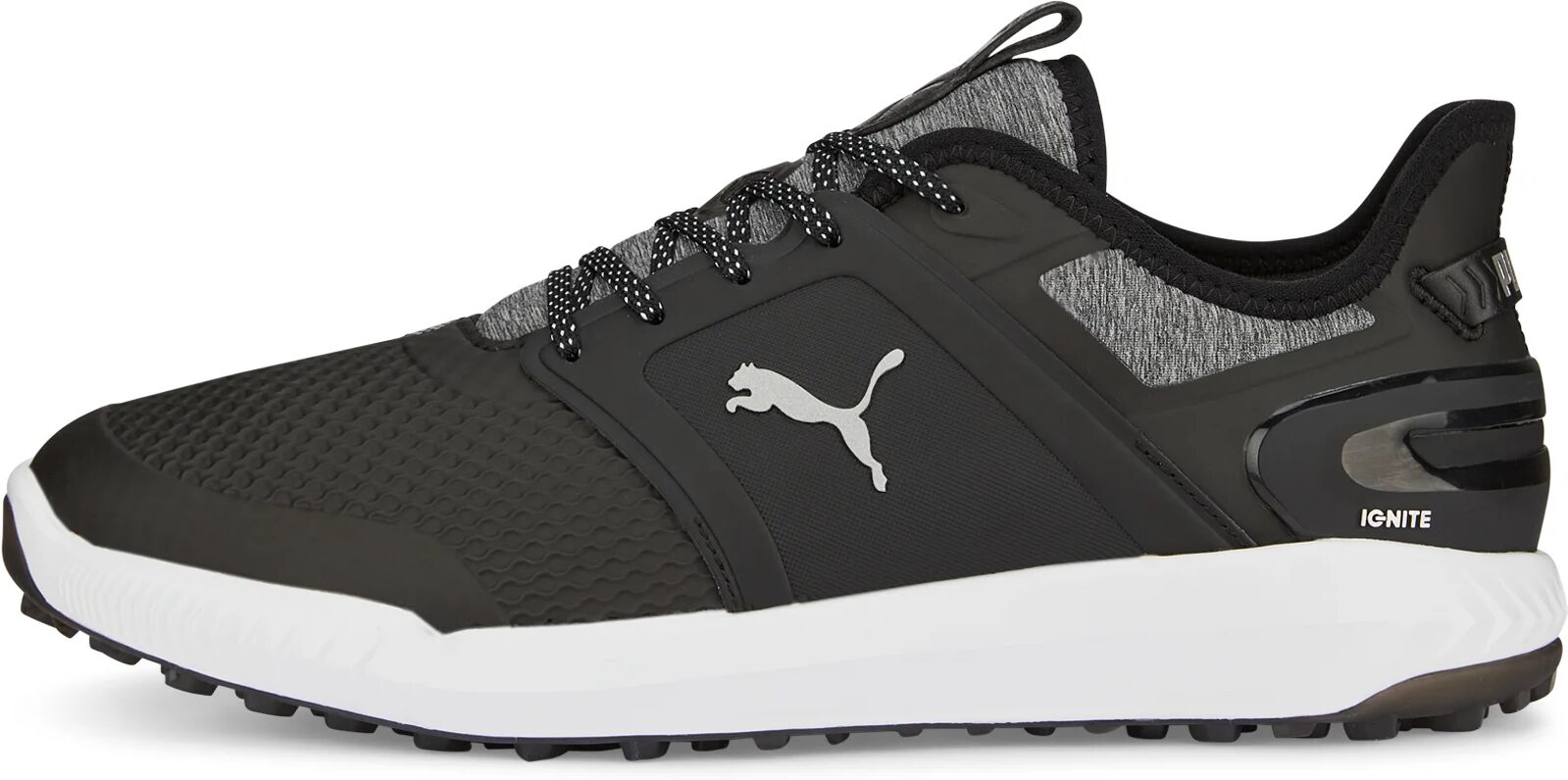 IGNITE Elevate Golf Shoes - PUMA Black/PUMA Silver - 11.5 - MEDIUM