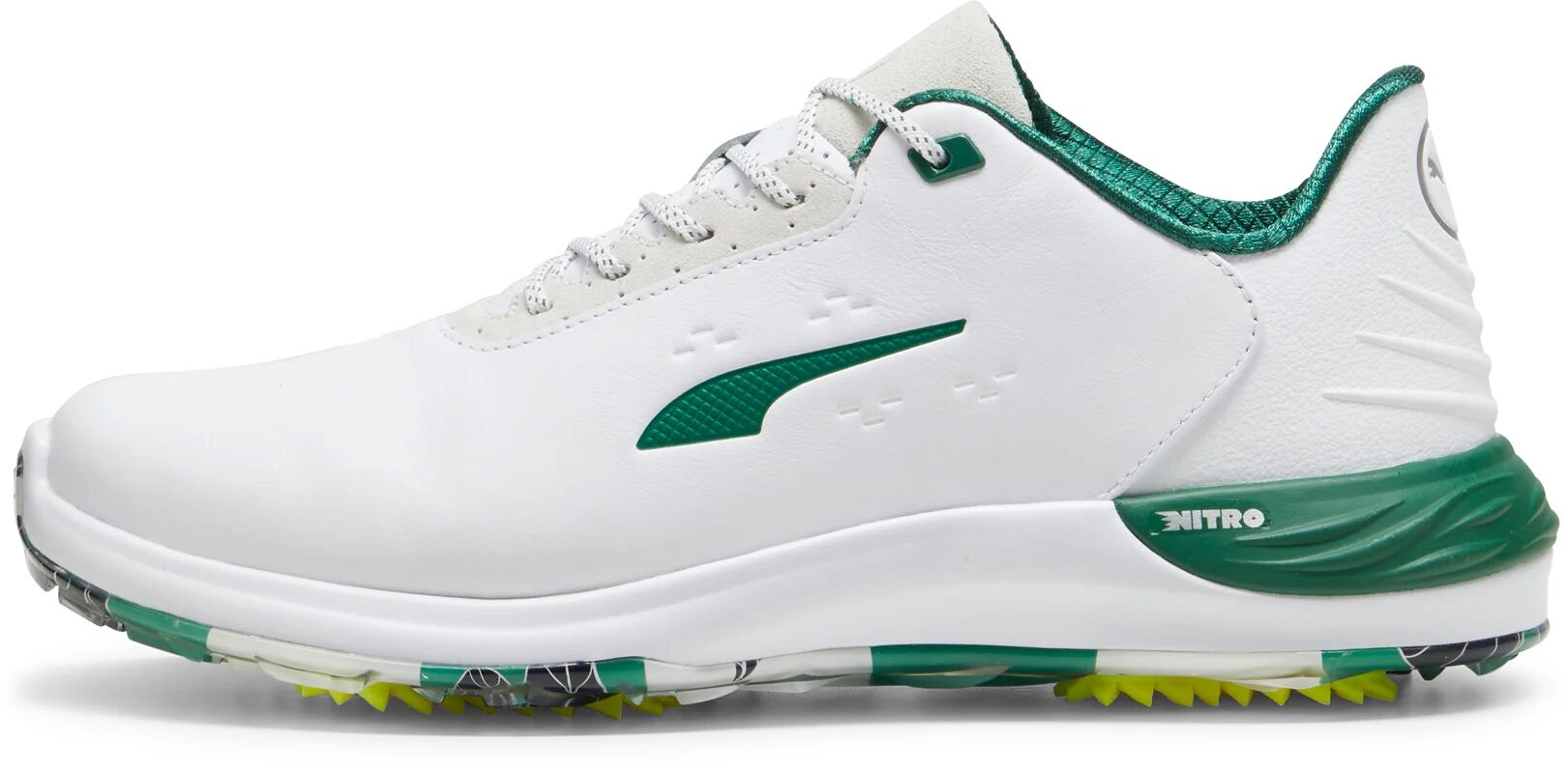 PHANTOMCAT NITRO Garden Golf Shoes 2024 - Puma White/Vine/Yellow - 12 - MEDIUM