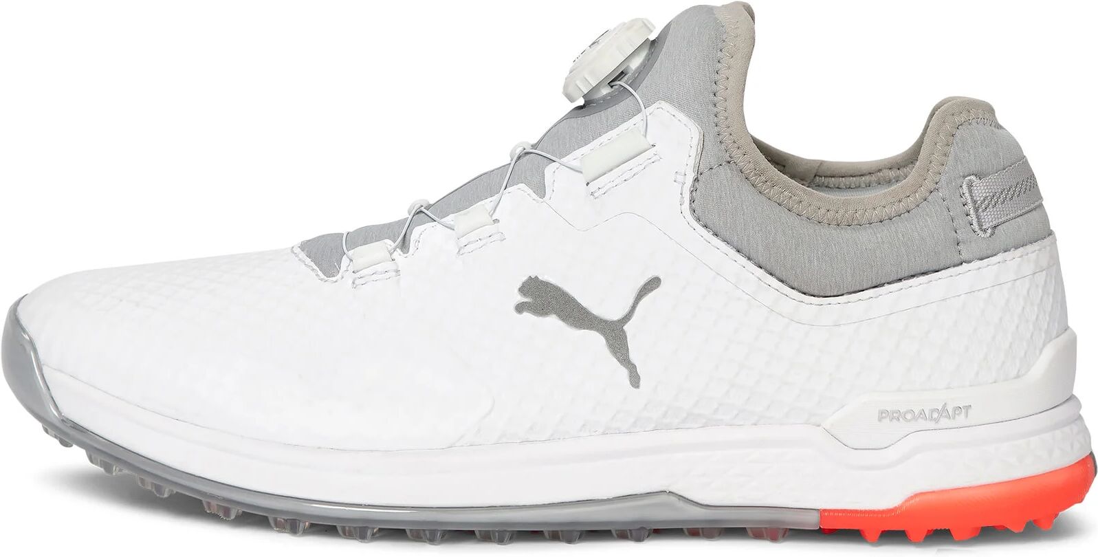 PROADAPT ALPHACAT Disc Golf Shoes - Puma White/High Rise - 15 - MEDIUM