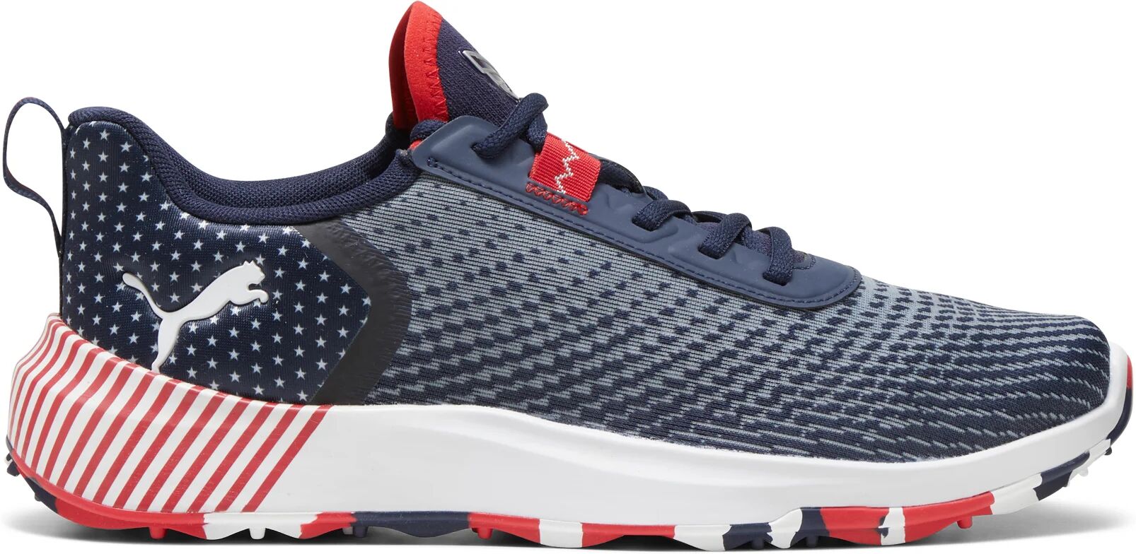 x Volition FUSION Crush Sport Golf Shoes 2024 - Deep Navy/Strong Red/Puma White - 7.5 - MEDIUM