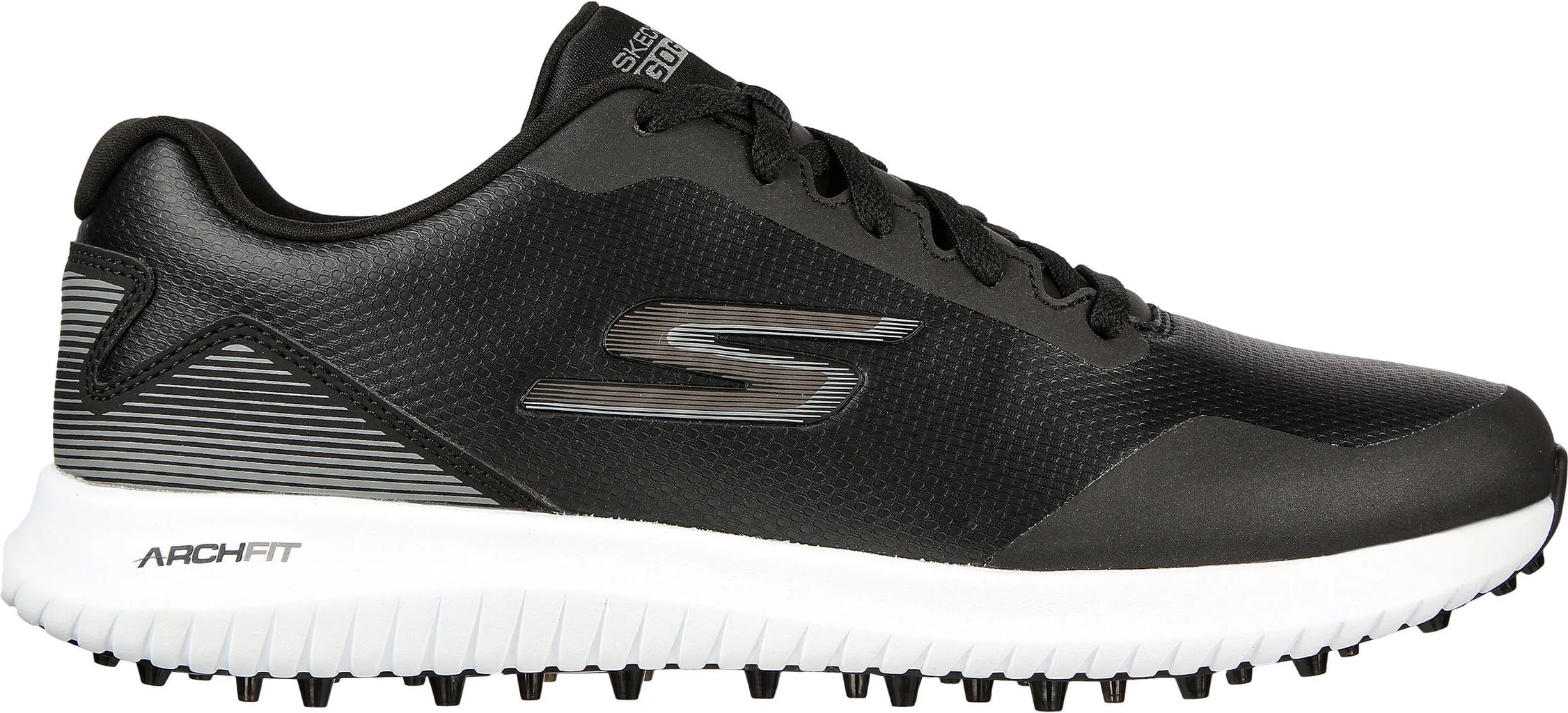 Skechers GO GOLF Max 2 Golf Shoes - Black/White - 8 - MEDIUM