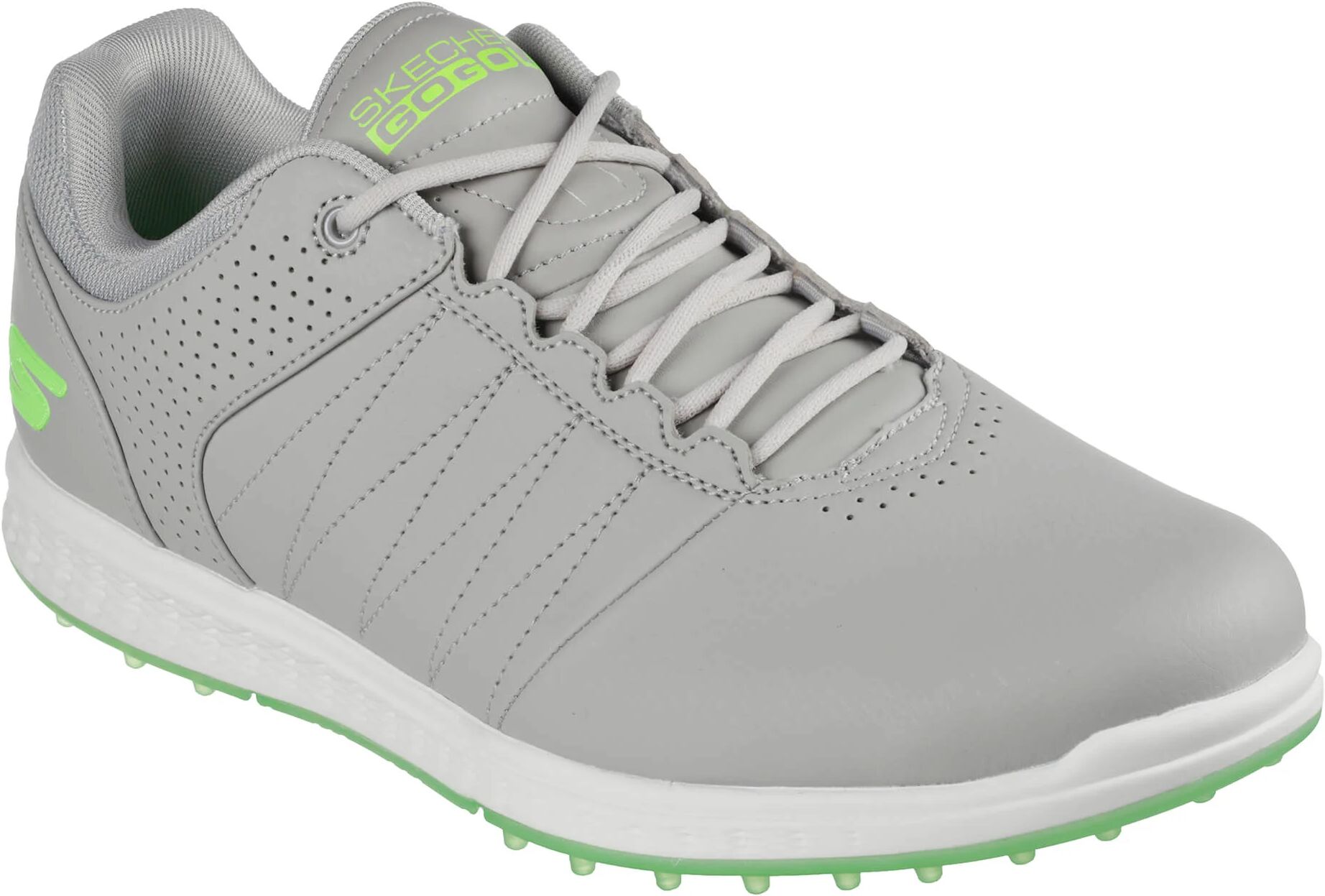 Skechers GO GOLF Pivot Golf Shoes - Gray/Lime - 10 - EXTRA WIDE