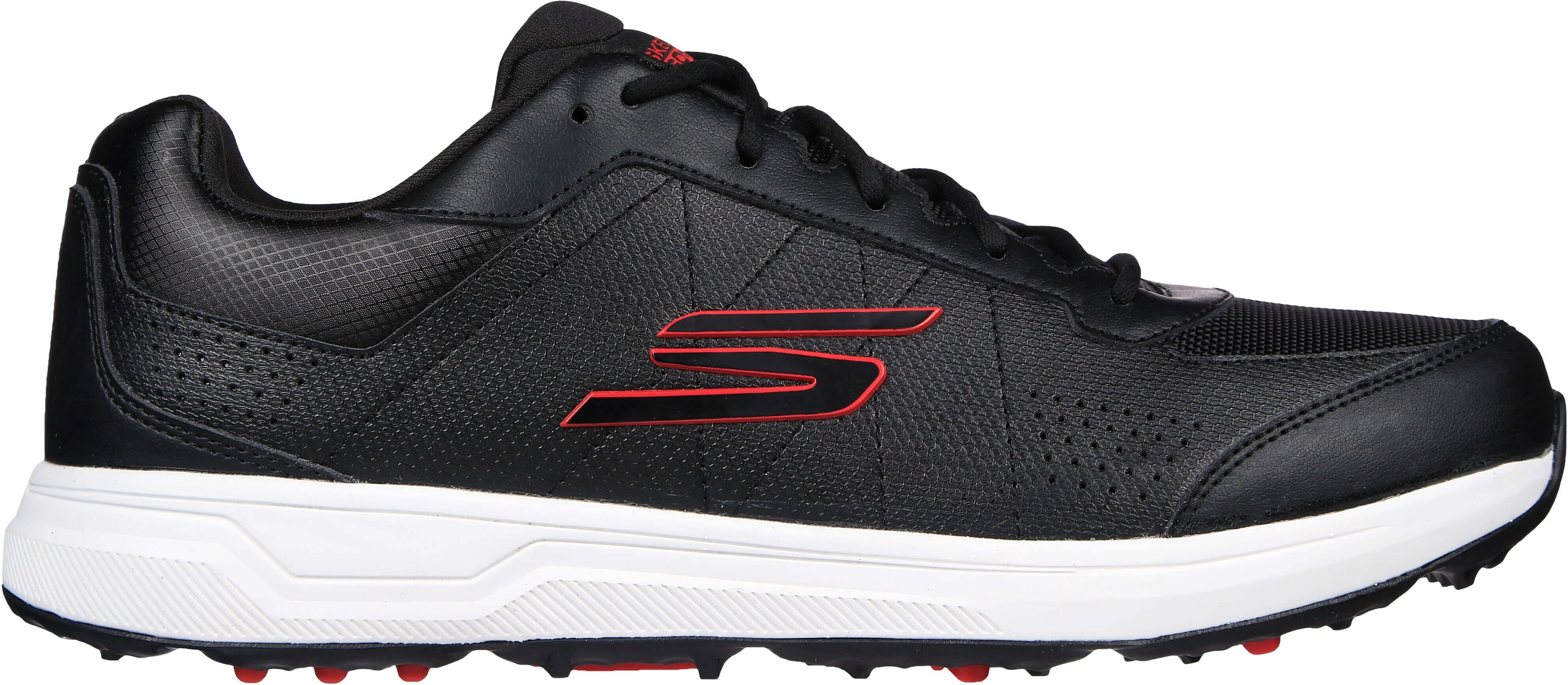 Skechers GO GOLF Prime Golf Shoes - Black/Red - 7.5 - MEDIUM