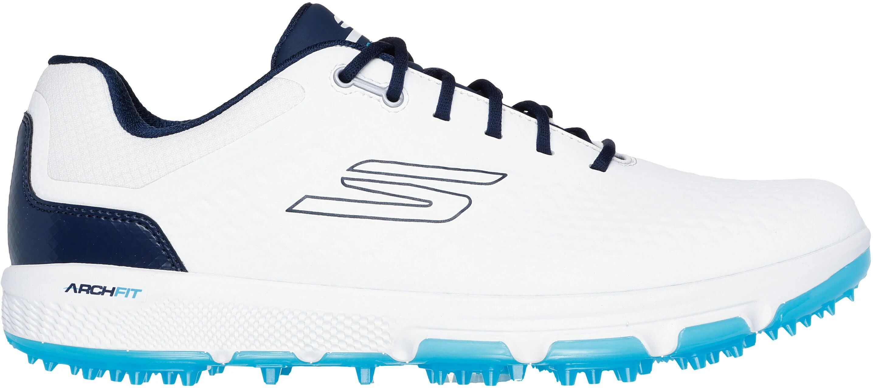 Skechers GO GOLF PRO 6 SL Golf Shoes - White/Navy - 11.5 - MEDIUM
