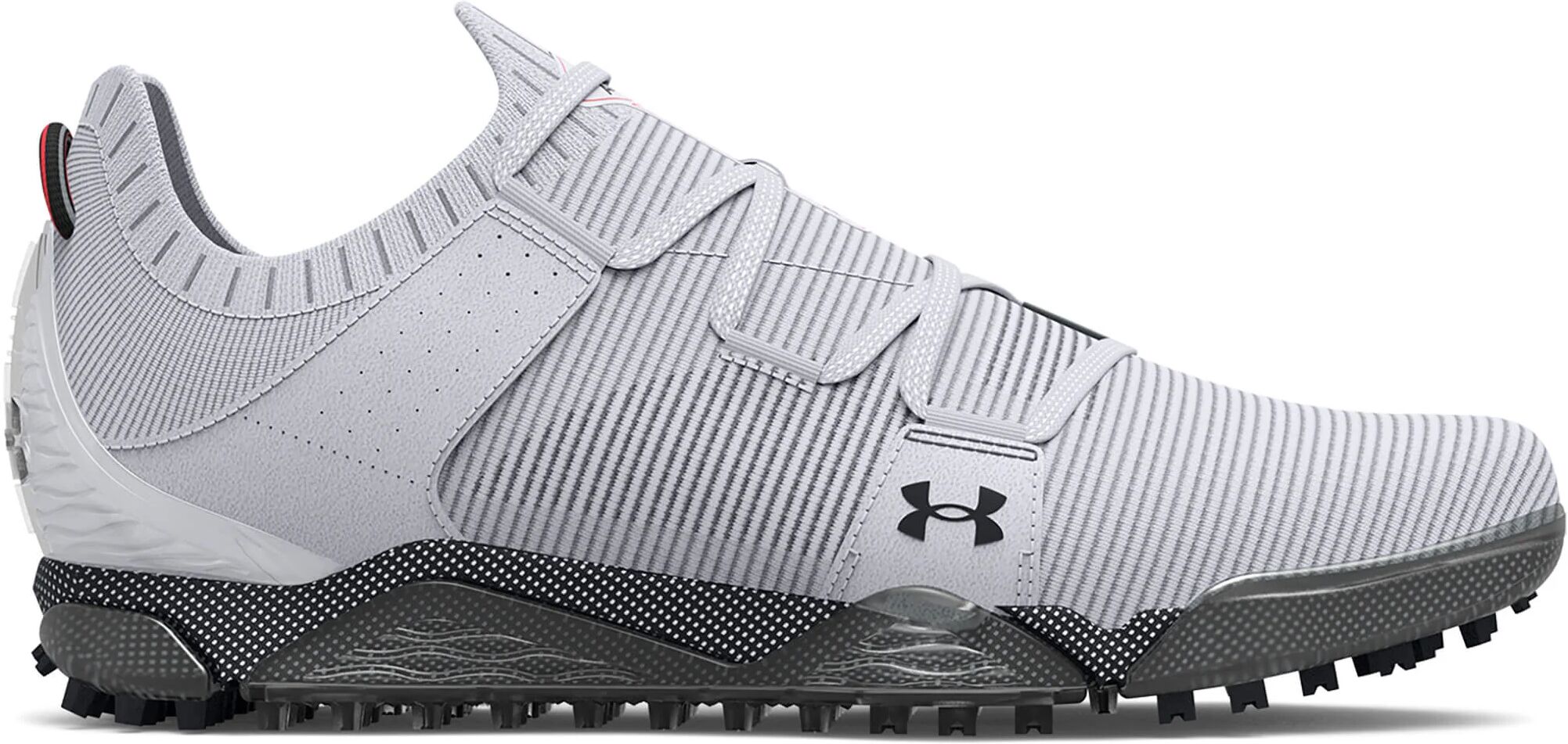 Under Armour UA HOVR Tour Spikeless Golf Shoes - Mod Gray/Black - 7.5 - MEDIUM