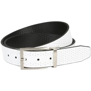 Nike Men's Core Perforated Reversible Golf Belt in White/Black, Size XL (42/44)