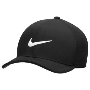 Nike Men's Dri-Fit Adv Classic99 Perforated Golf Hat, 100% Polyester in Black, Size S/M