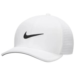 Nike Men's Dri-Fit Adv Classic99 Perforated Golf Hat, 100% Polyester in White, Size L/XL