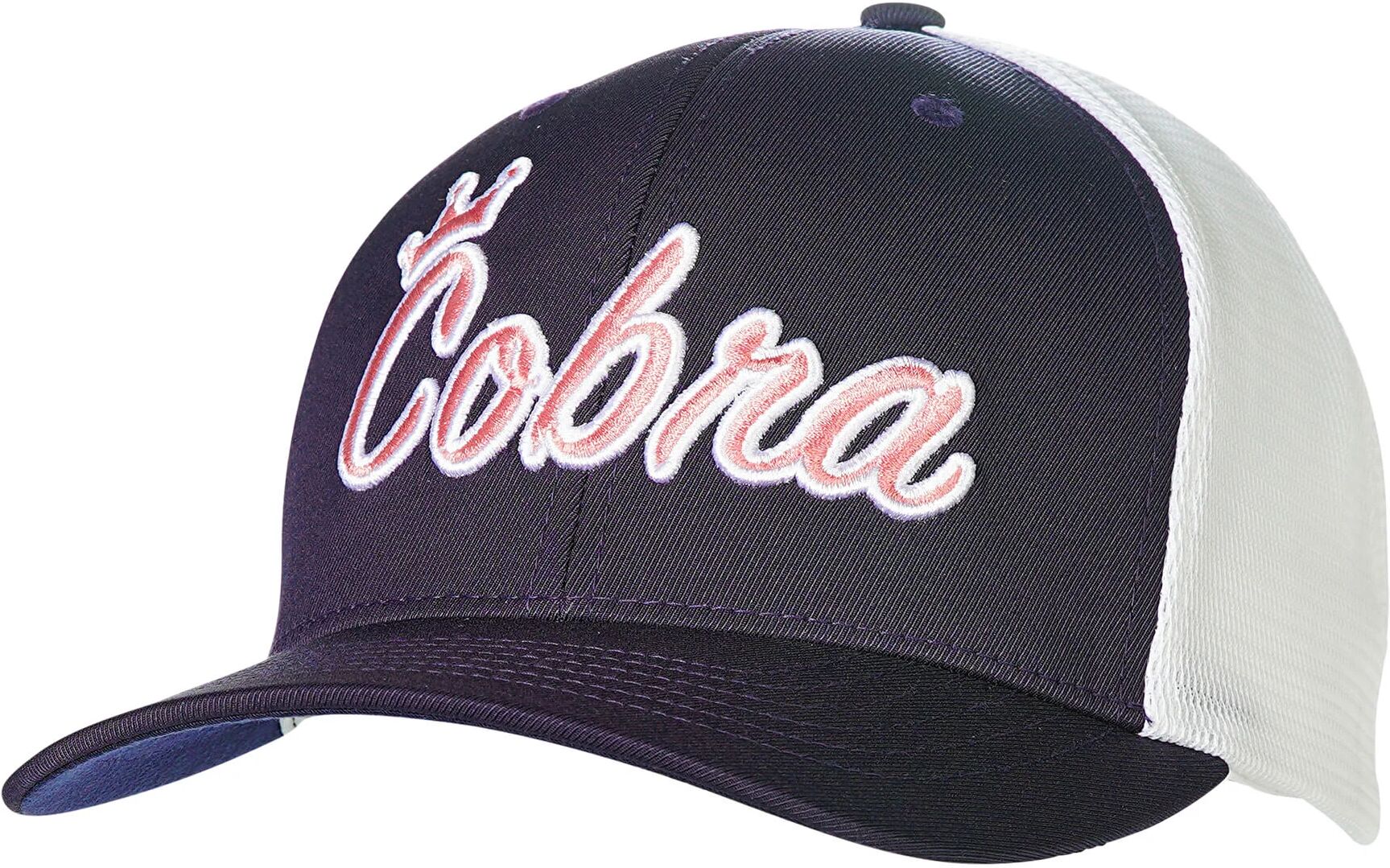 Cobra Crown C Trucker Snapback Men's Golf Hat - Blue