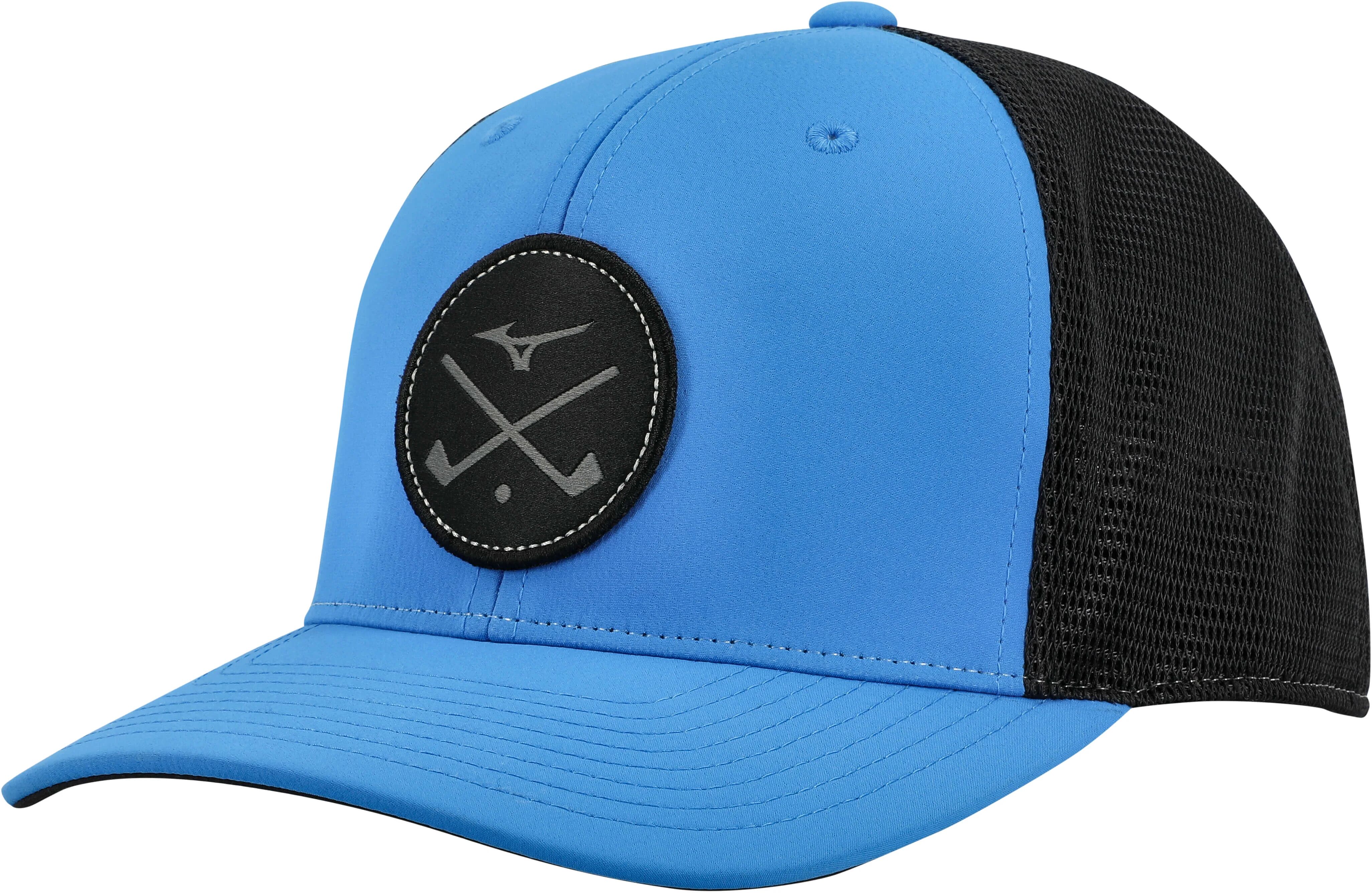 Mizuno Crossed Clubs Mesh Snapback Men's Golf Hat - Blue