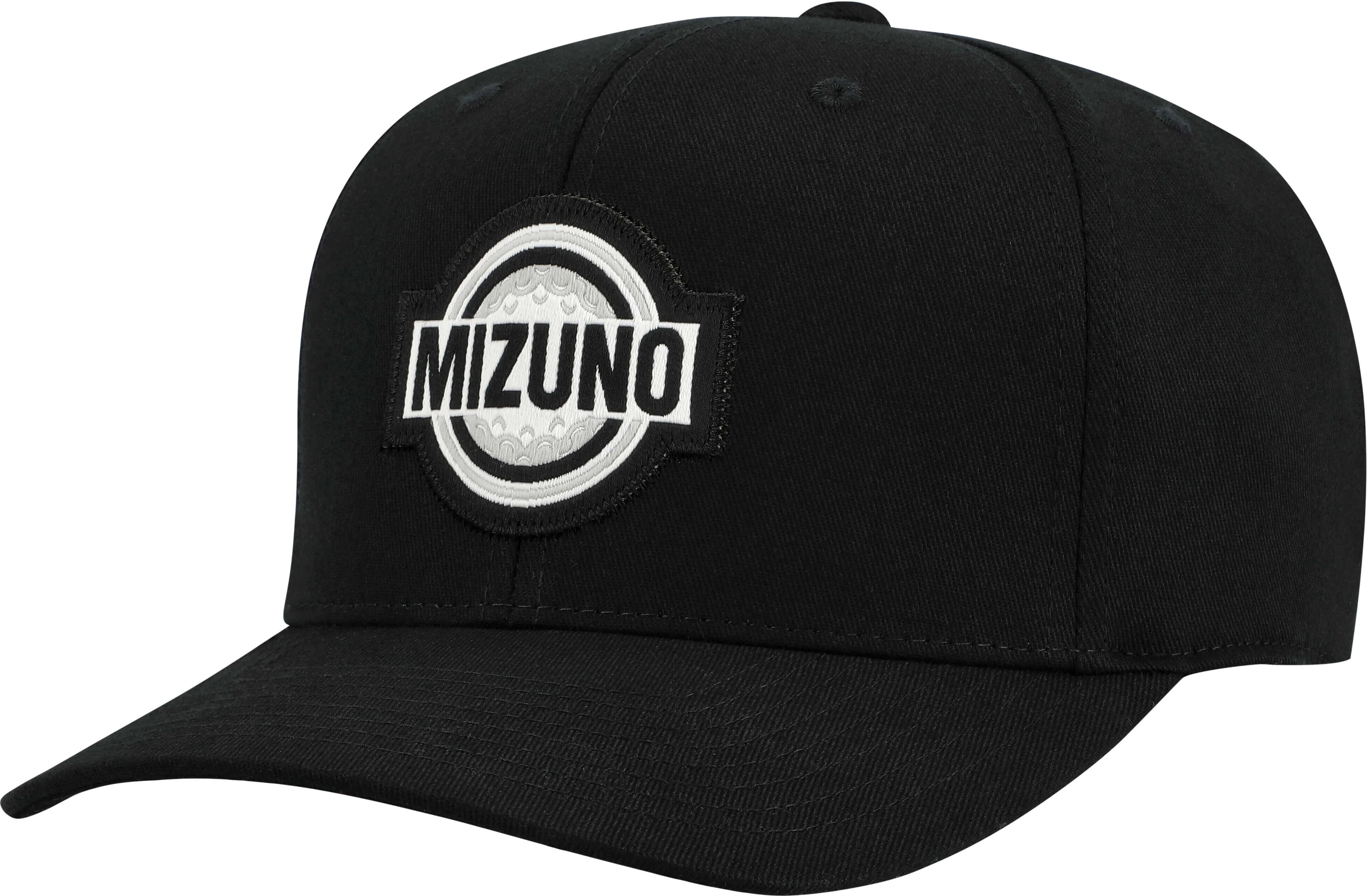 Mizuno Patch Snapback Men's Golf Hat - Black