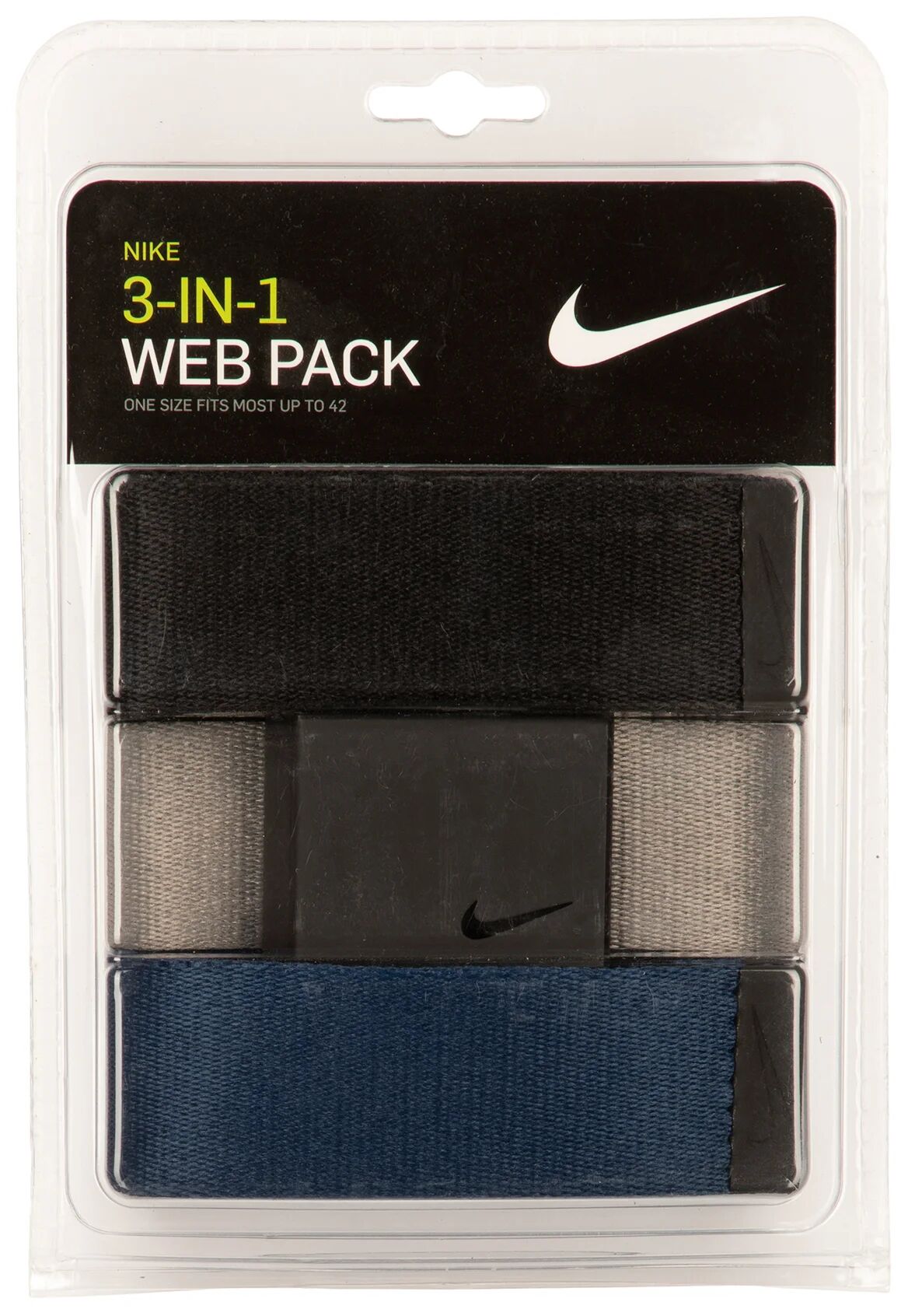 Nike 3-In-1 Web Men's Golf Belt Pack - Black