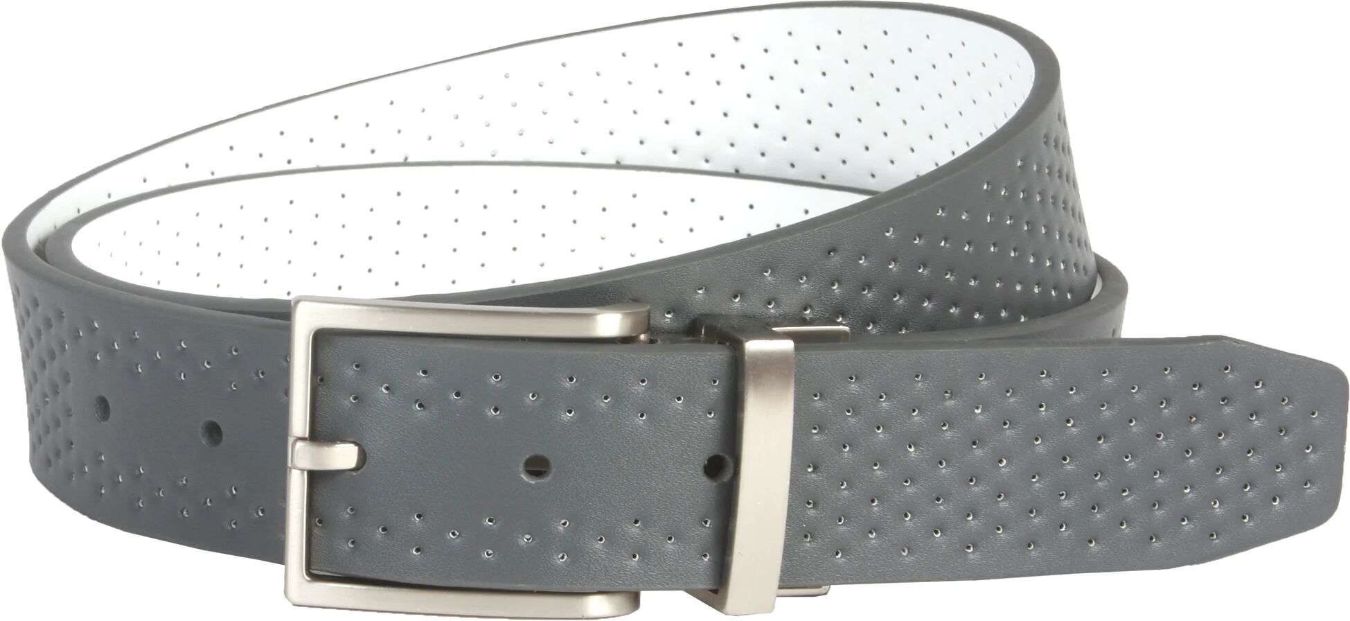 Nike Core Perforated Reversible Men's Golf Belt - Grey, Size: X-Large (42/44)