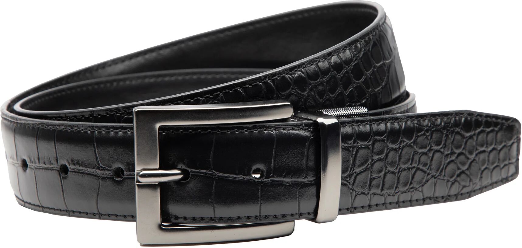 Nike Crocodile Reversible Men's Golf Belt - Black, Size: X-Large (42/44)