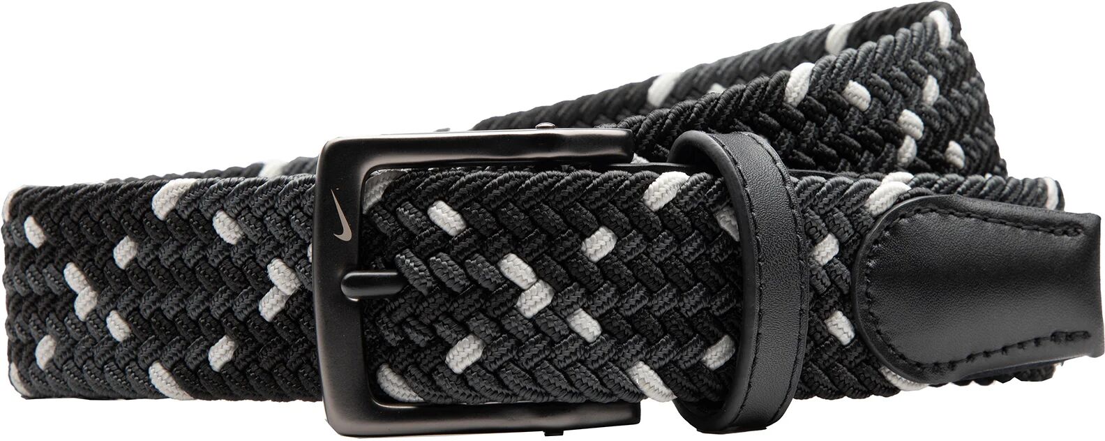 Nike Diamond Stretch Woven Men's Golf Belt - Black, Size: Small (32-34)