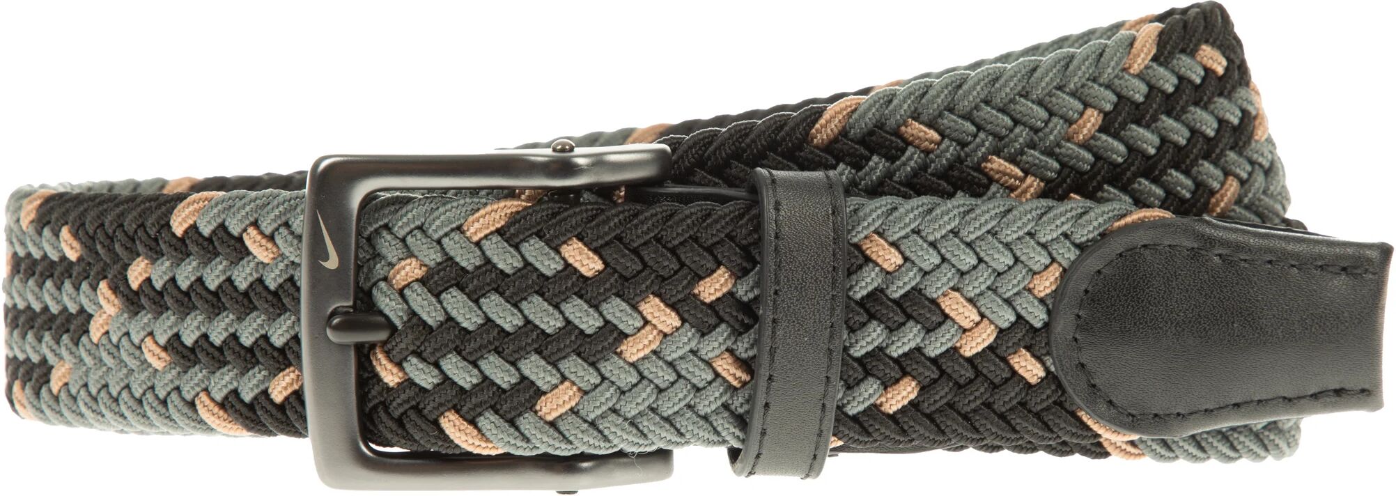 Nike Diamond Stretch Woven Men's Golf Belt - Grey, Size: Large (40-42)