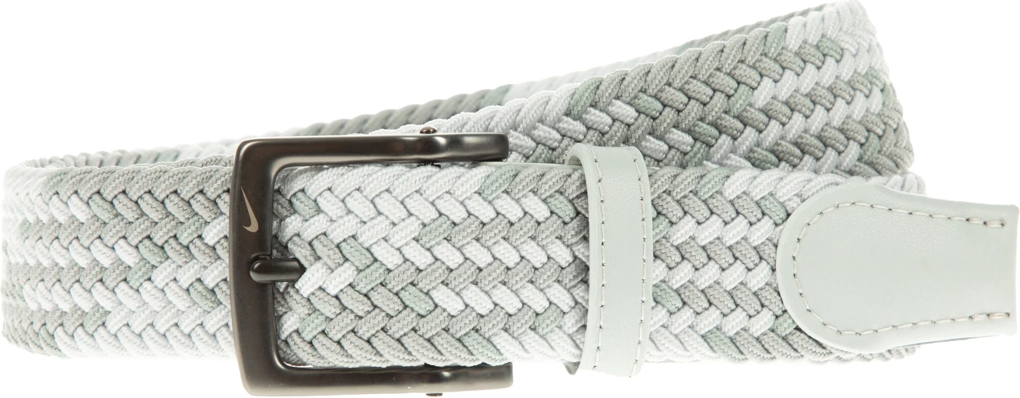 Nike Diamond Stretch Woven Men's Golf Belt - Grey, Size: Small (32-34)