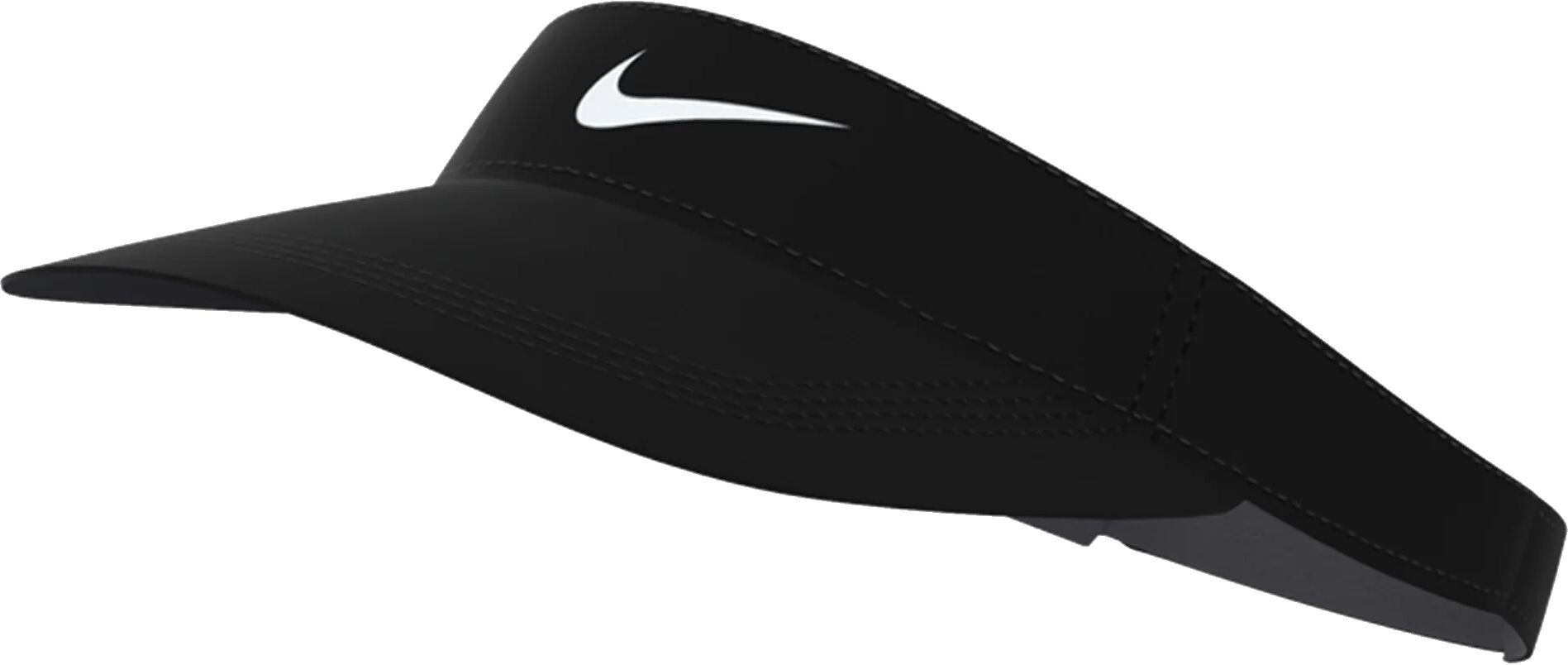 Nike Dri-FIT Ace Swoosh Men's Golf Visor - Black, Size: Small/Medium