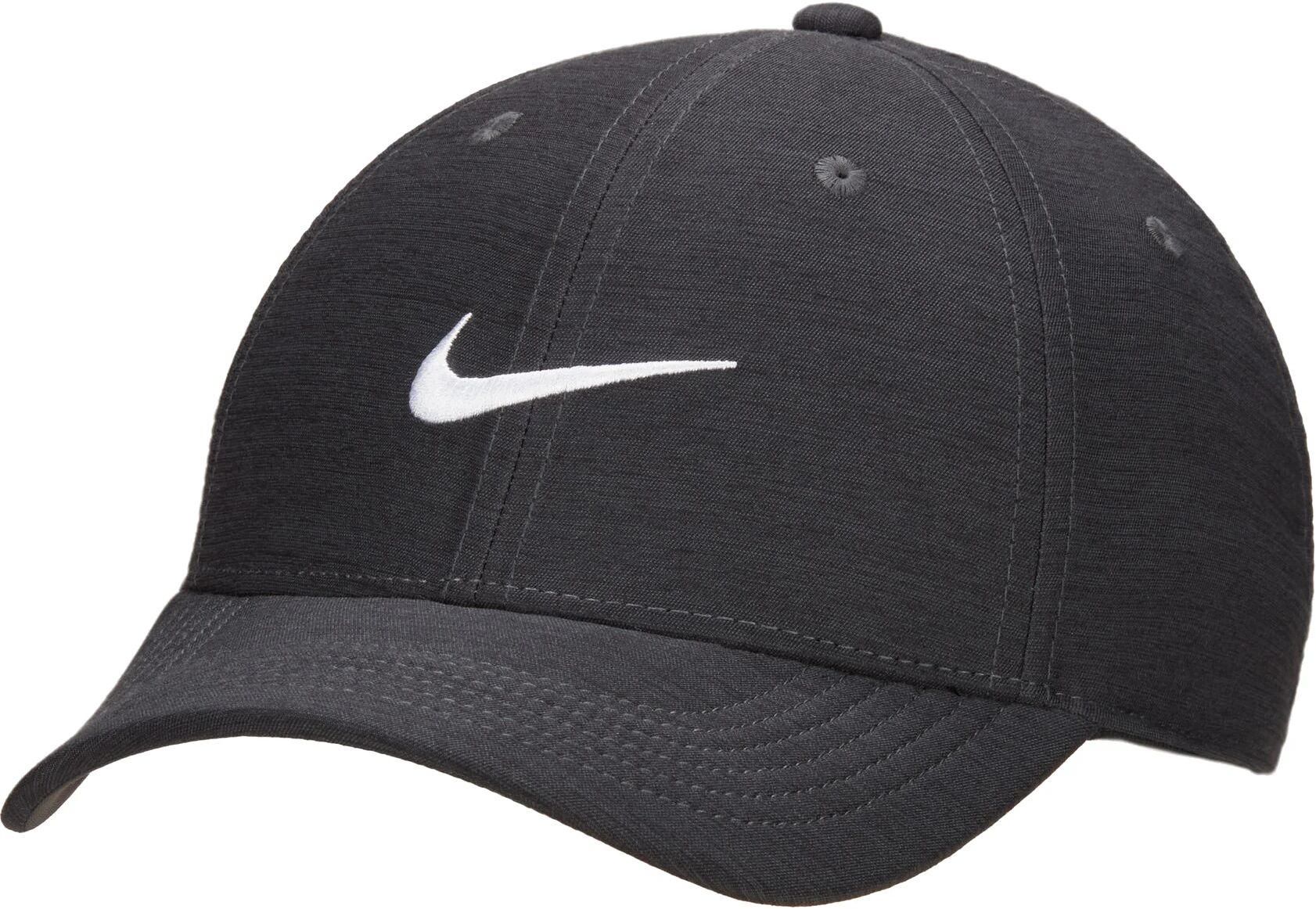 Nike Dri-FIT Club Structured Heathered Men's Golf Hat - Black, Size: Medium/Large