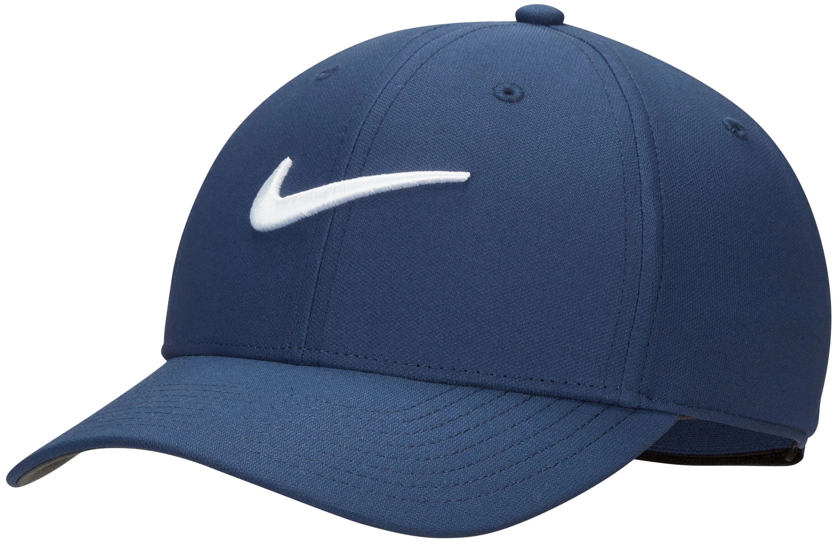 Nike Dri-FIT Club Structured Swoosh Men's Golf Hat - Blue, Size: Large/X-Large