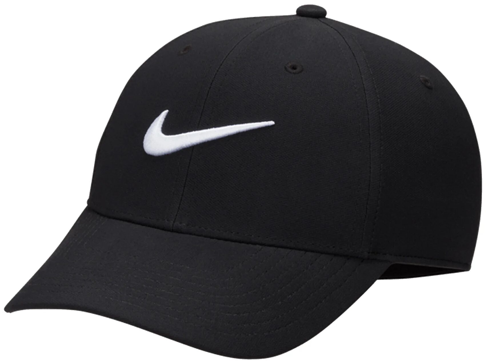 Nike Dri-FIT Club Structured Swoosh Men's Golf Hat - Black, Size: Small/Medium