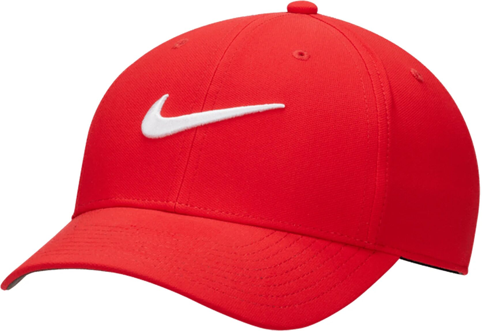 Nike Dri-FIT Club Structured Swoosh Men's Golf Hat - Red, Size: Medium/Large