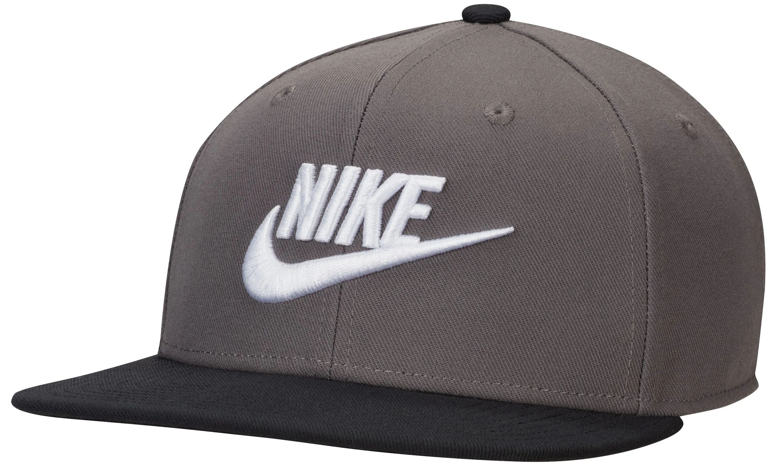 Nike Dri-FIT Pro Structured Futura Men's Golf Hat - Grey, Size: Small/Medium