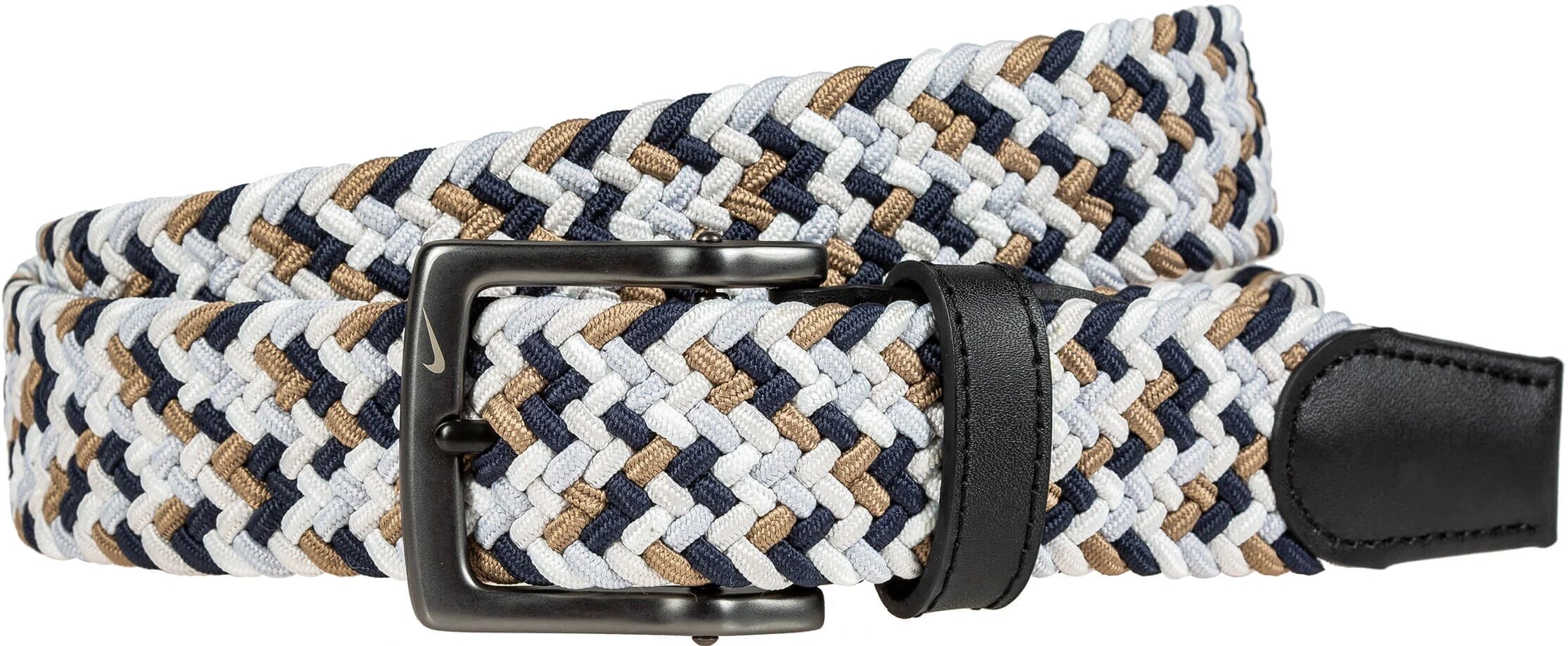 Nike Multi-Weave Stretch Woven Men's Golf Belt - Multicolor, Size: Large (40-42)