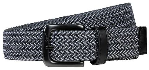Nike Men's Golf Stretch Woven Belt - Grey, Size: M (34/36)