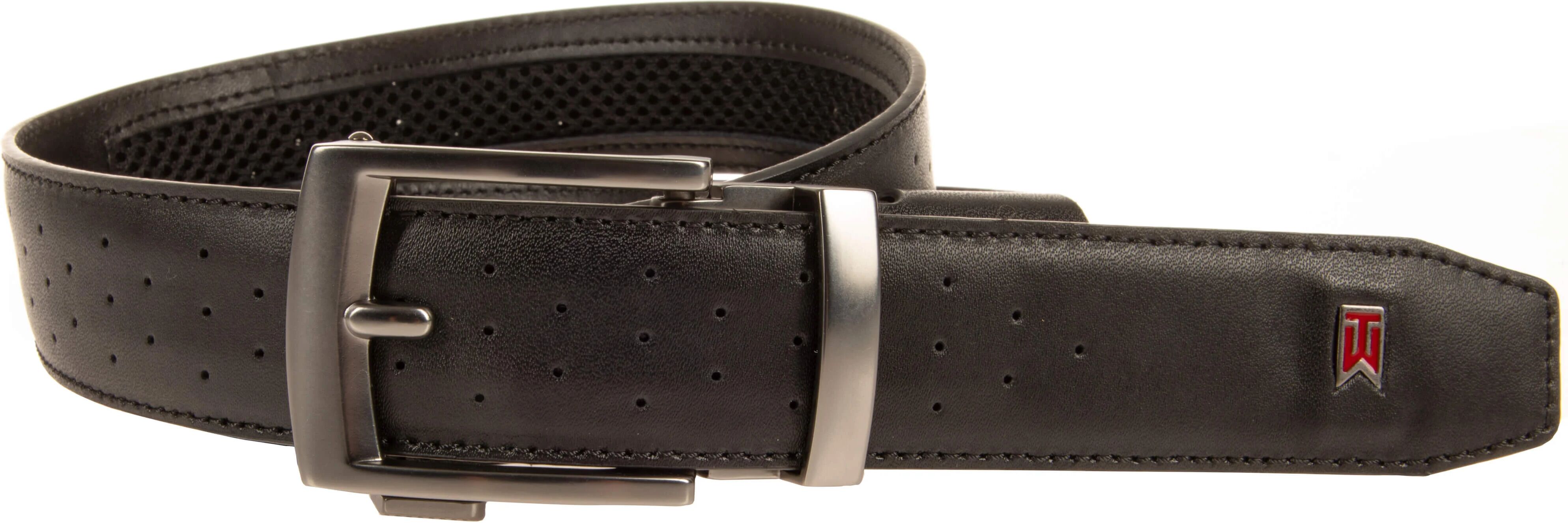 Nike TW Tiger Woods Mesh G-Flex Men's Golf Belt - Black, Size: Medium (36-38)