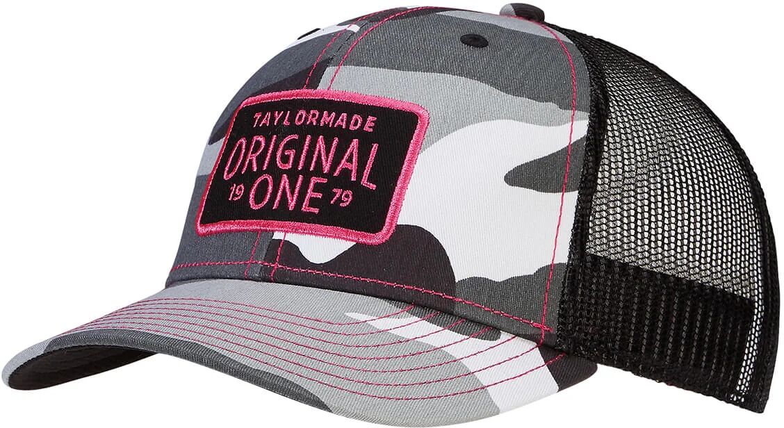 TaylorMade Womens Original One Trucker Golf Hat - Black