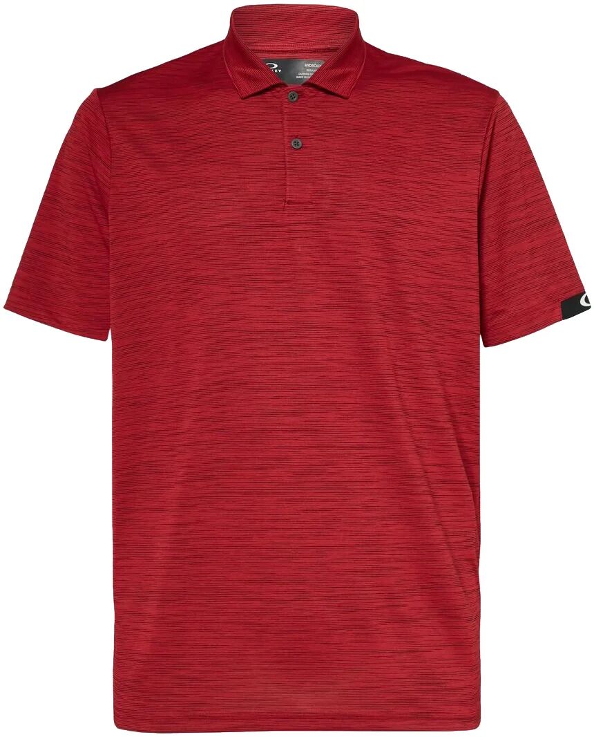 Oakley Men's Gravity Pro Golf Polo, Polyester/Rayon in Iron Red Heather, Size M