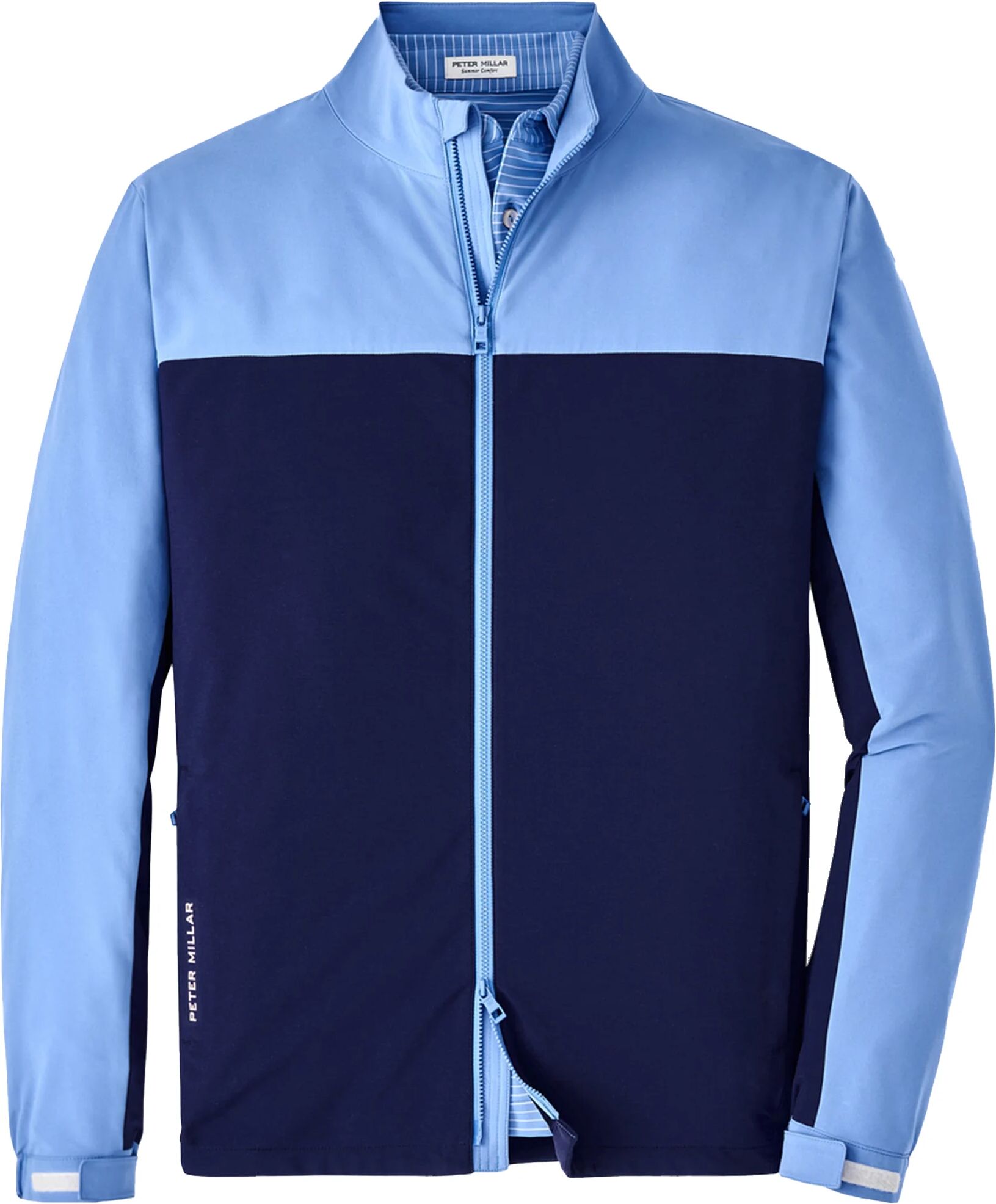 Peter Millar Dunes Men's Golf Jacket - Blue, Size: XXL