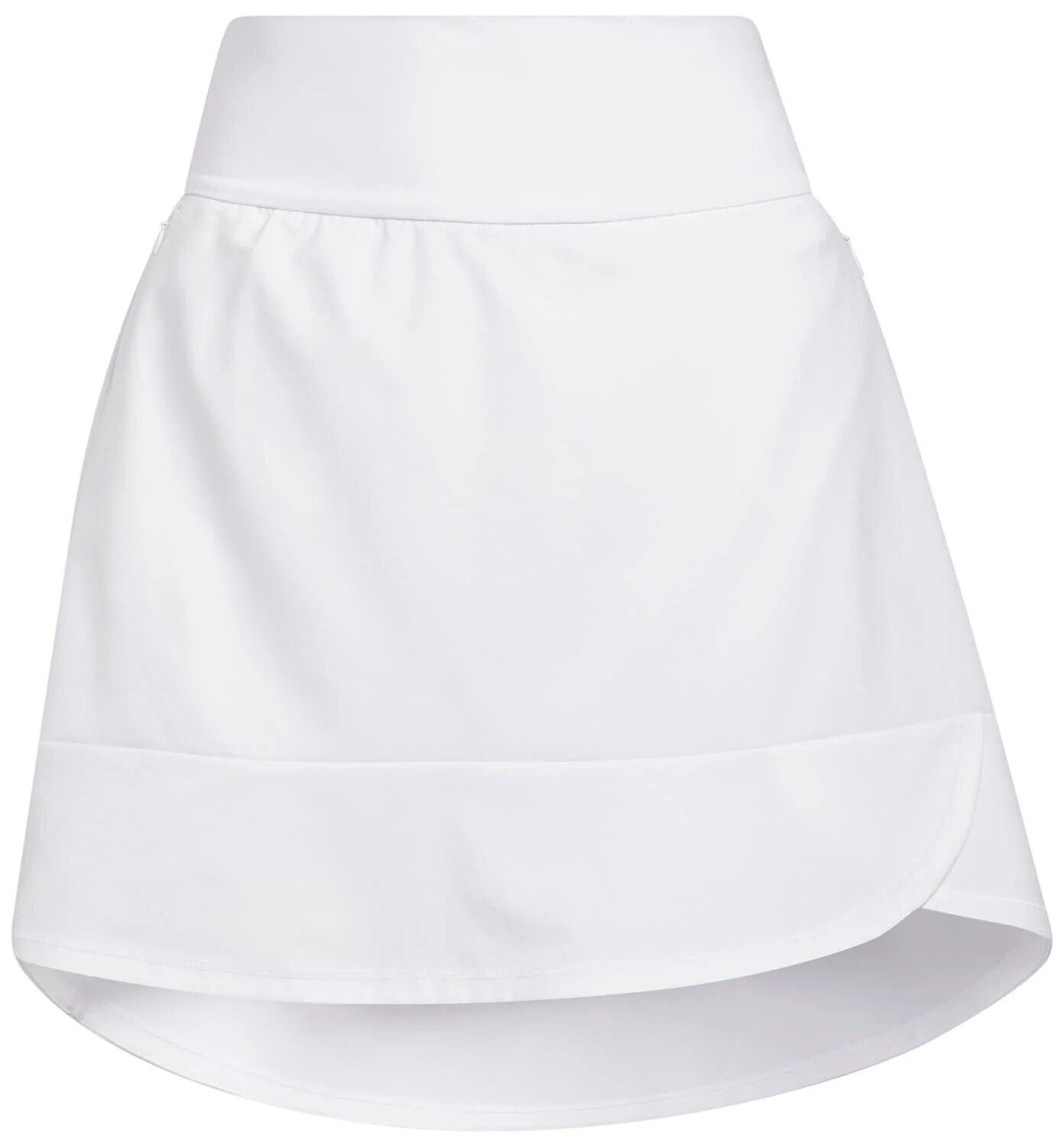 adidas Womens 16 Inch Frill Golf Skort - White, Size: Medium