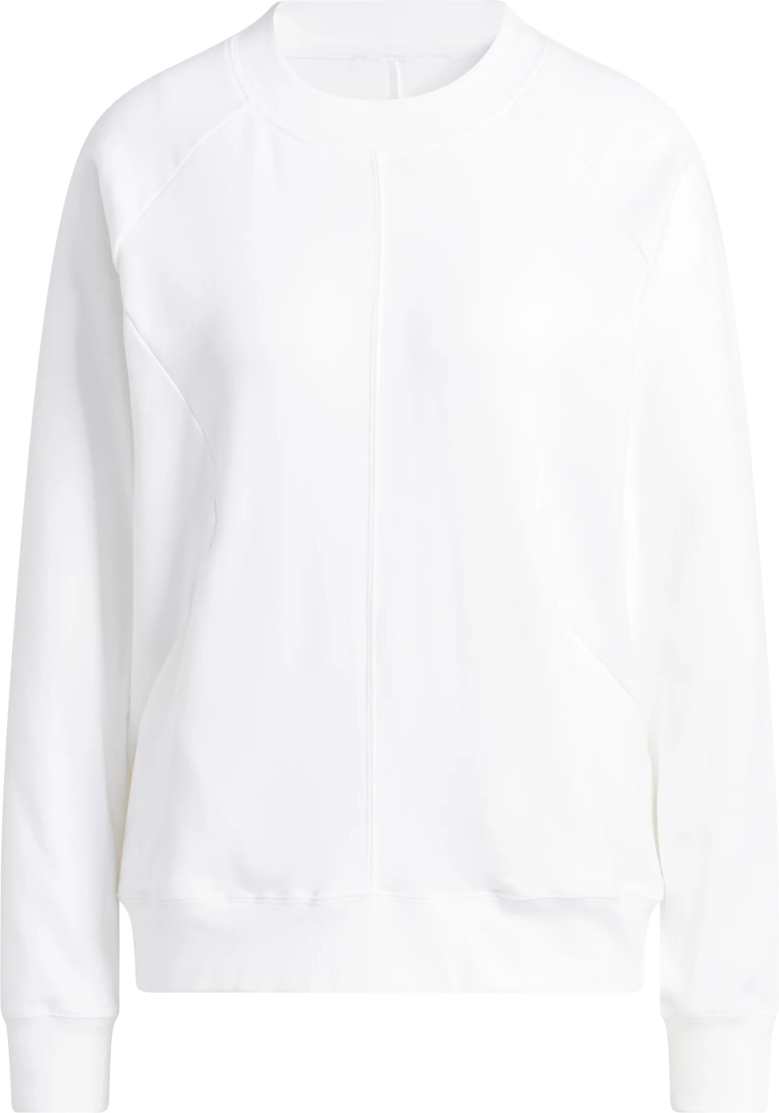 adidas Womens Made With Nature Golf Sweatshirt - White, Size: Medium