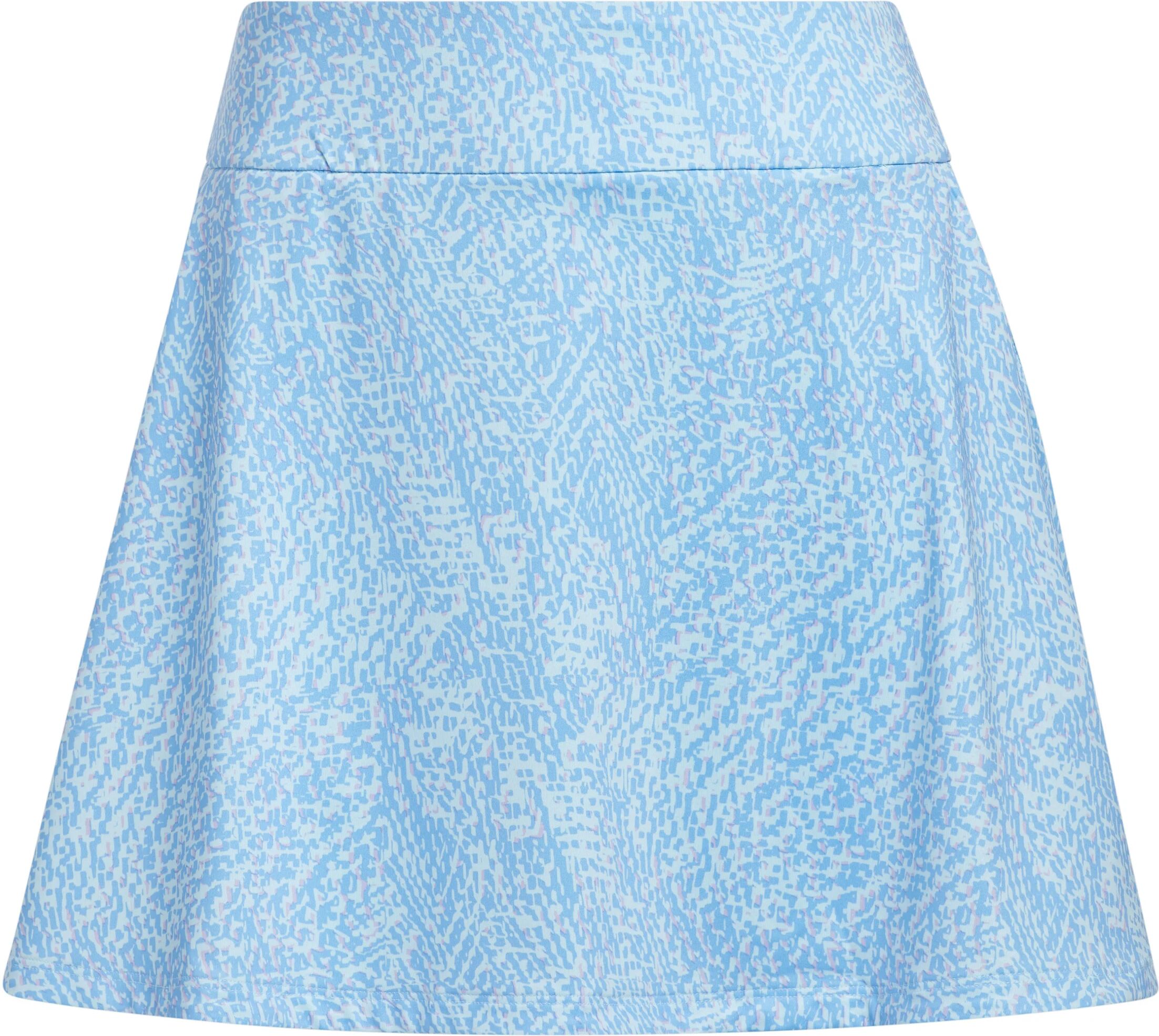 adidas Womens Printed Frill 16 Inch Golf Skort - Blue, Size: X-Large