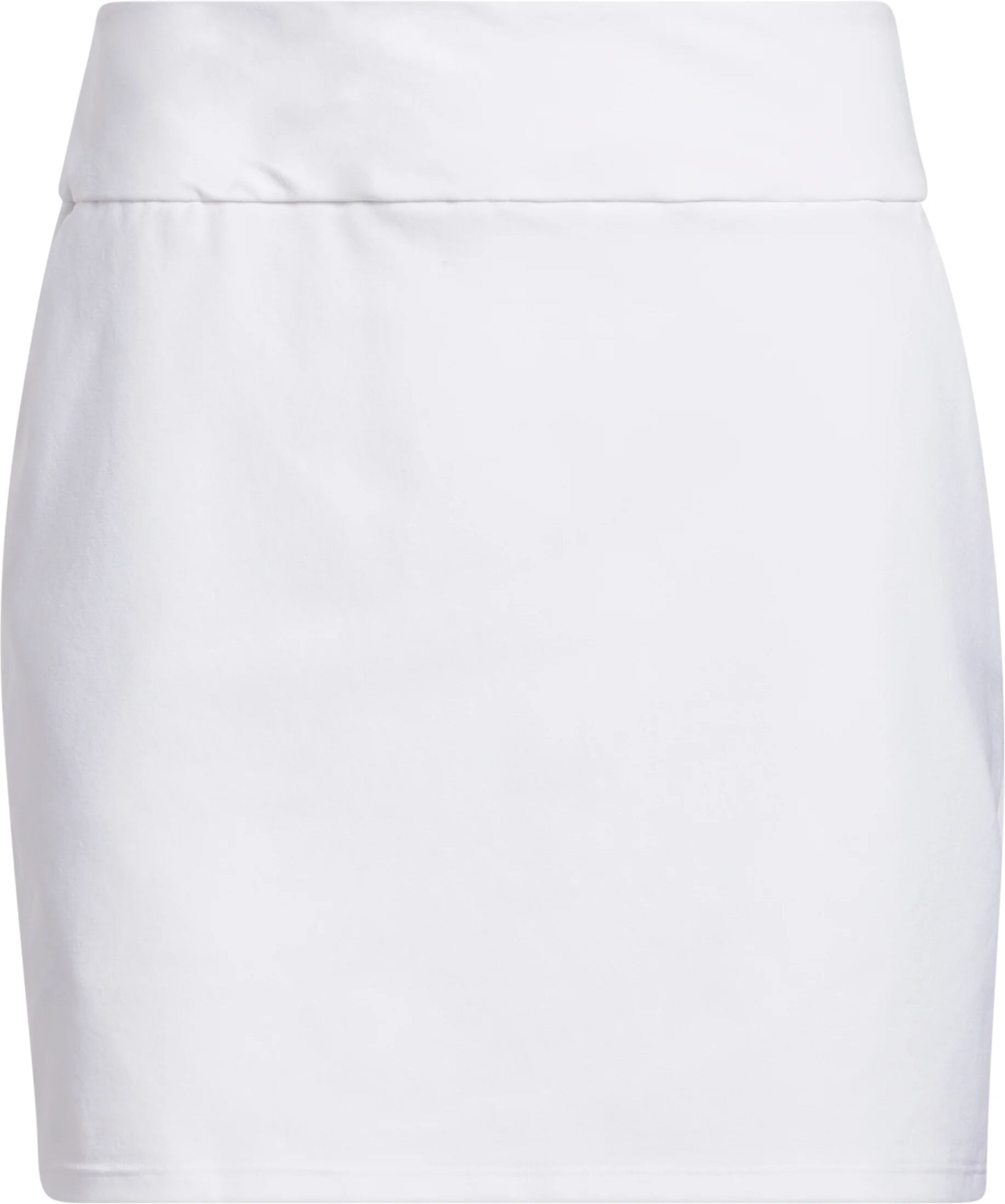 adidas Womens Ultimate365 Solid 16 Inch Golf Skort - White, Size: X-Large