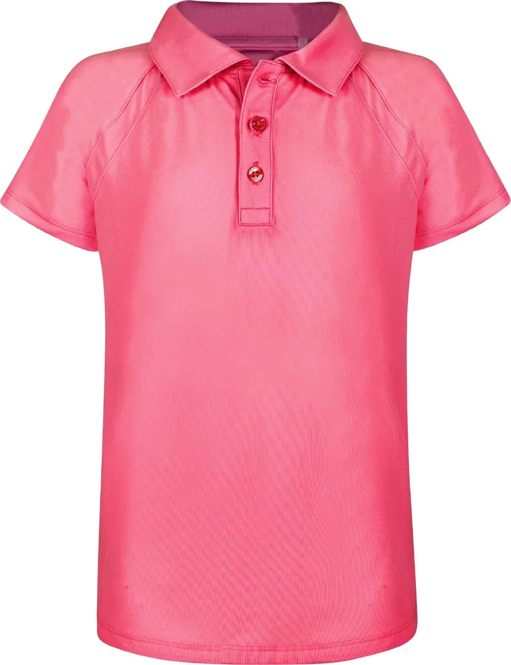 Turtles & Tees Junior Girls Reagan Cap Sleeve Golf Polo - Red, Size: Small (5/6)