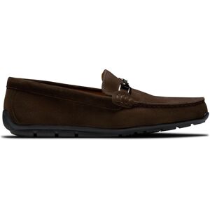 FootJoy Club Casuals Suede Loafer Shoes - Chocolate  - 9 - M