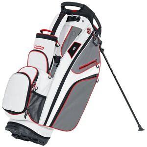 Bag Boy Men's Chiller Hybrid Stand Bag 2024 in White/Charcoal/Red