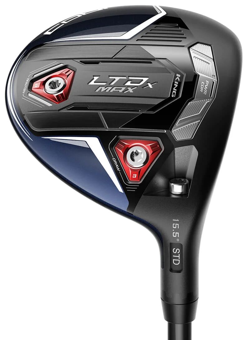 Cobra LTD x MAX Fairway Woods - Red/Peacoat - Red/Peacoat - RIGHT - UST HELIUM 5F3R - 3W 15.5 - Golf Clubs